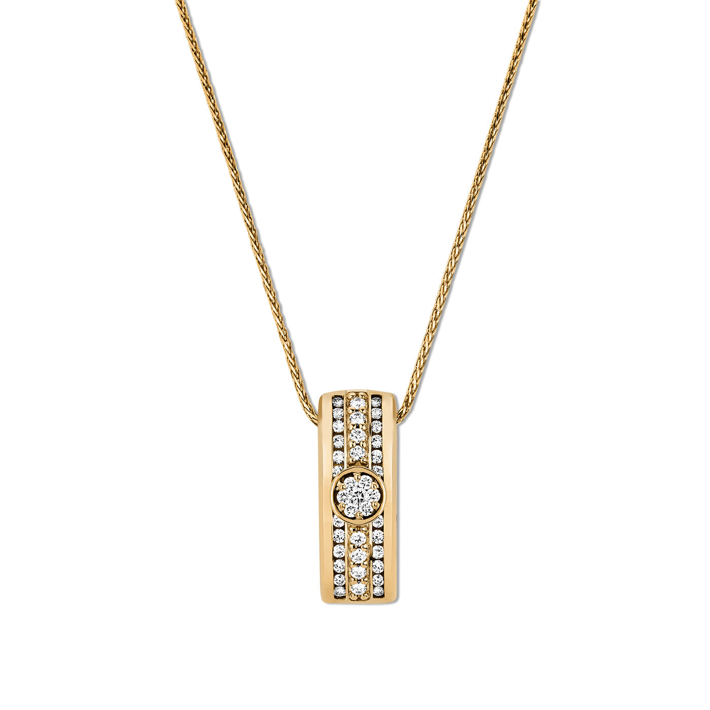Kette Diamant zus. ca. 0,40 ct. 585er Gelbgold Hortensia Kette Diamant zus. ca. 0,40 ct. 585er Gelbgold Hortensia