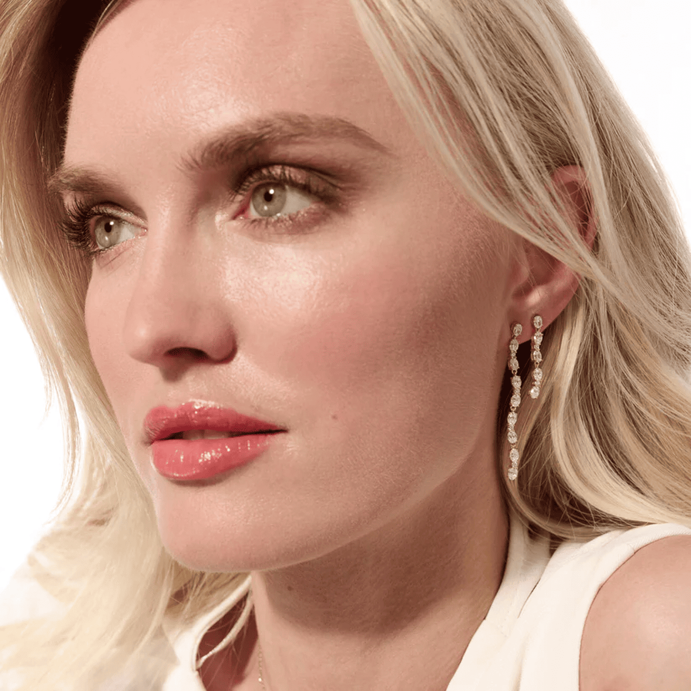 Ohrringe Zirkonia 925er Silber gelb vergoldet Ellera