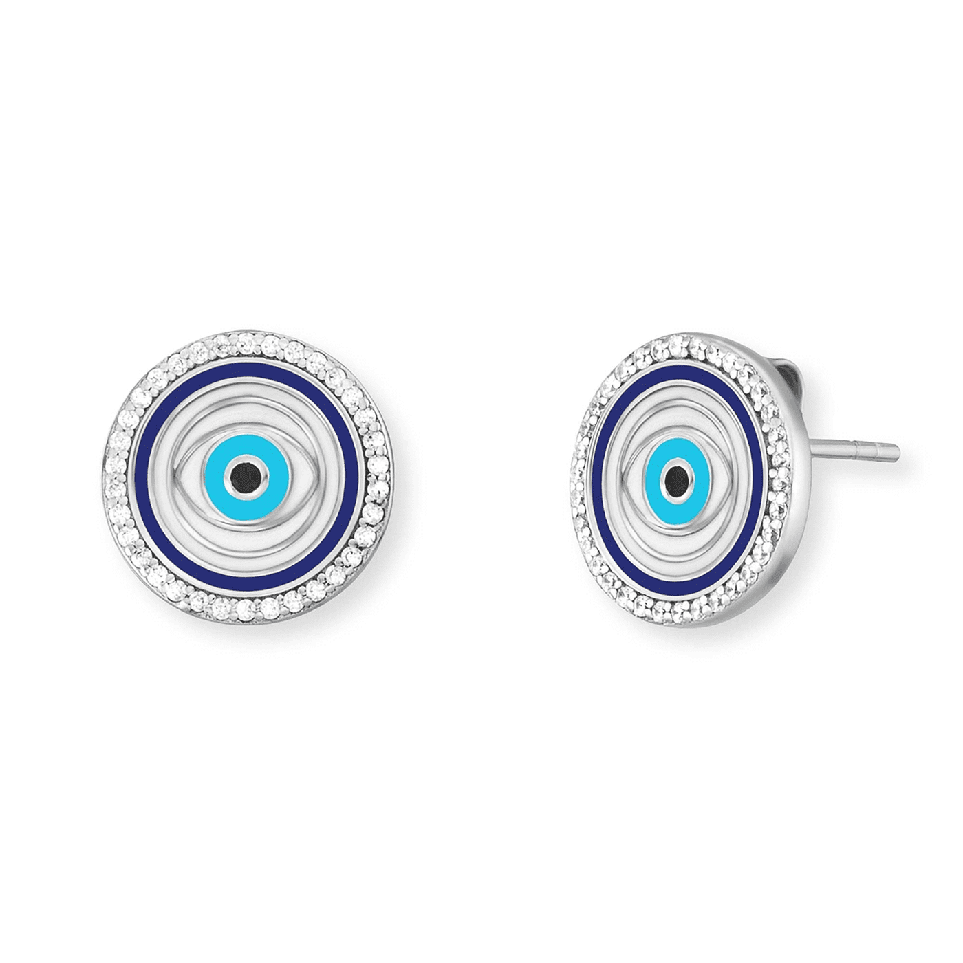 Ohrringe Zirkonia 925er Silber Lucky Eye Ohrringe Zirkonia 925er Silber Lucky Eye