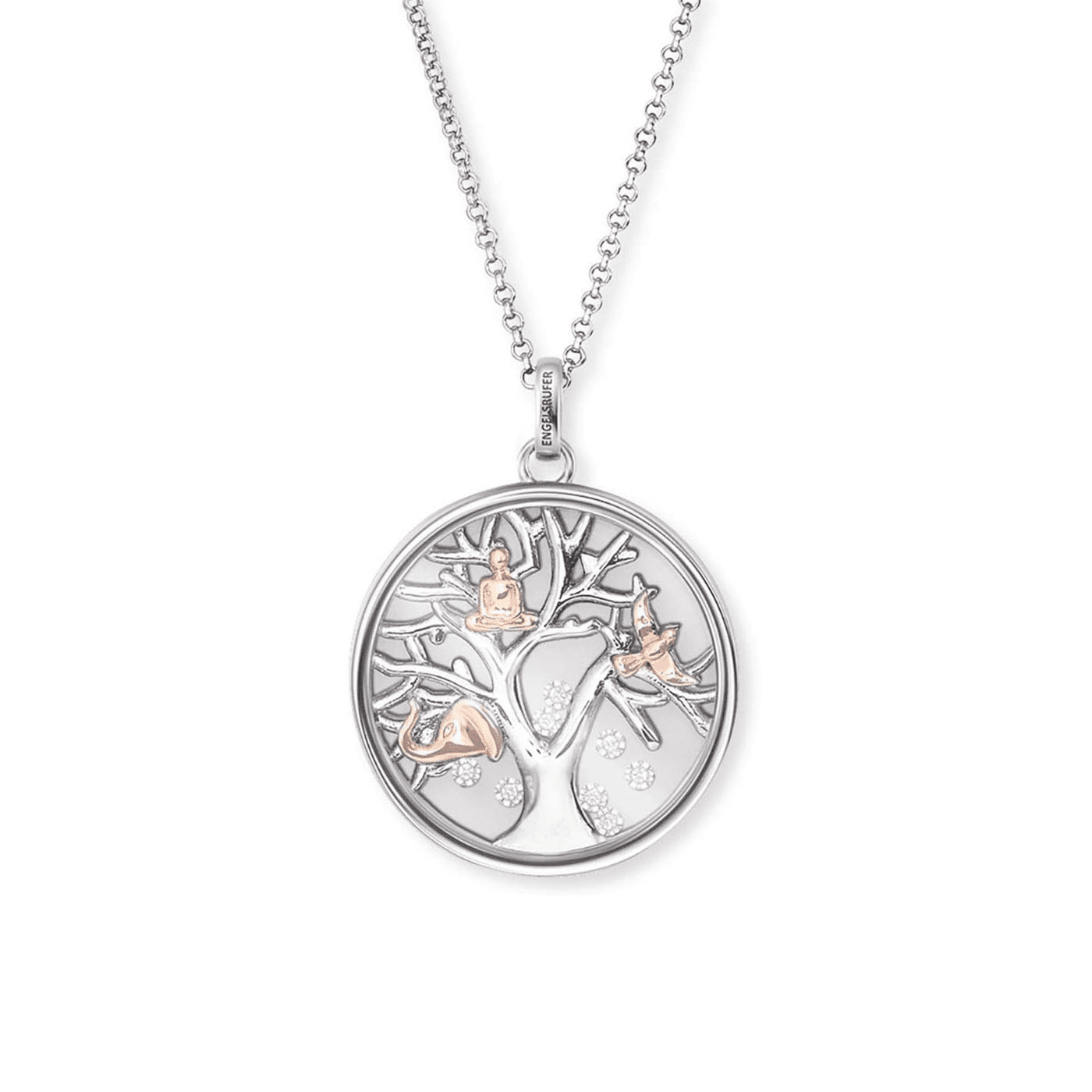 Kette Zirkonia 925er Silber Lebensbaum Kette Zirkonia 925er Silber Lebensbaum