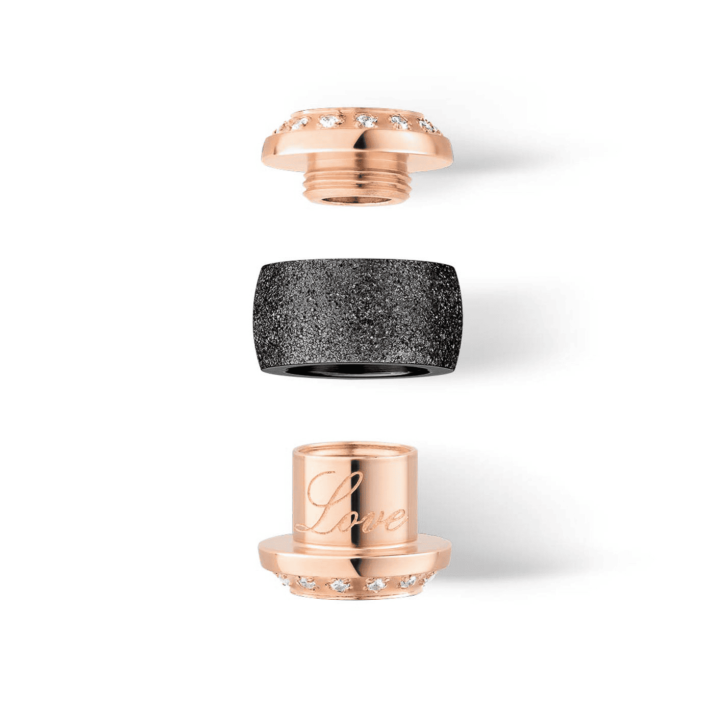 Charm Edelstahl rosé vergoldet Arctic Symphony Charm Edelstahl rosé vergoldet Arctic Symphony