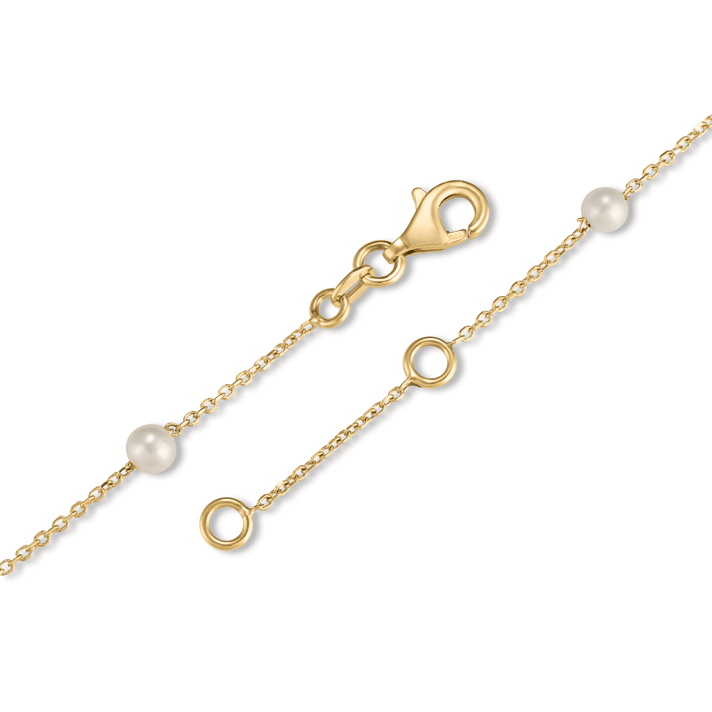 Perlenarmband 375er Gelbgold Süßwasser Zuchtperle Perlenarmband 375er Gelbgold Süßwasser Zuchtperle