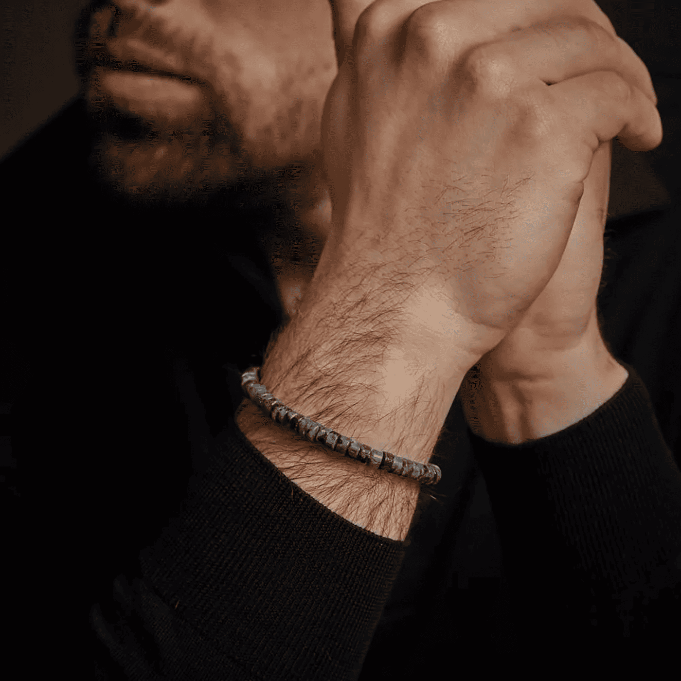 Armband Edelstahl Slices - Grey Seduction