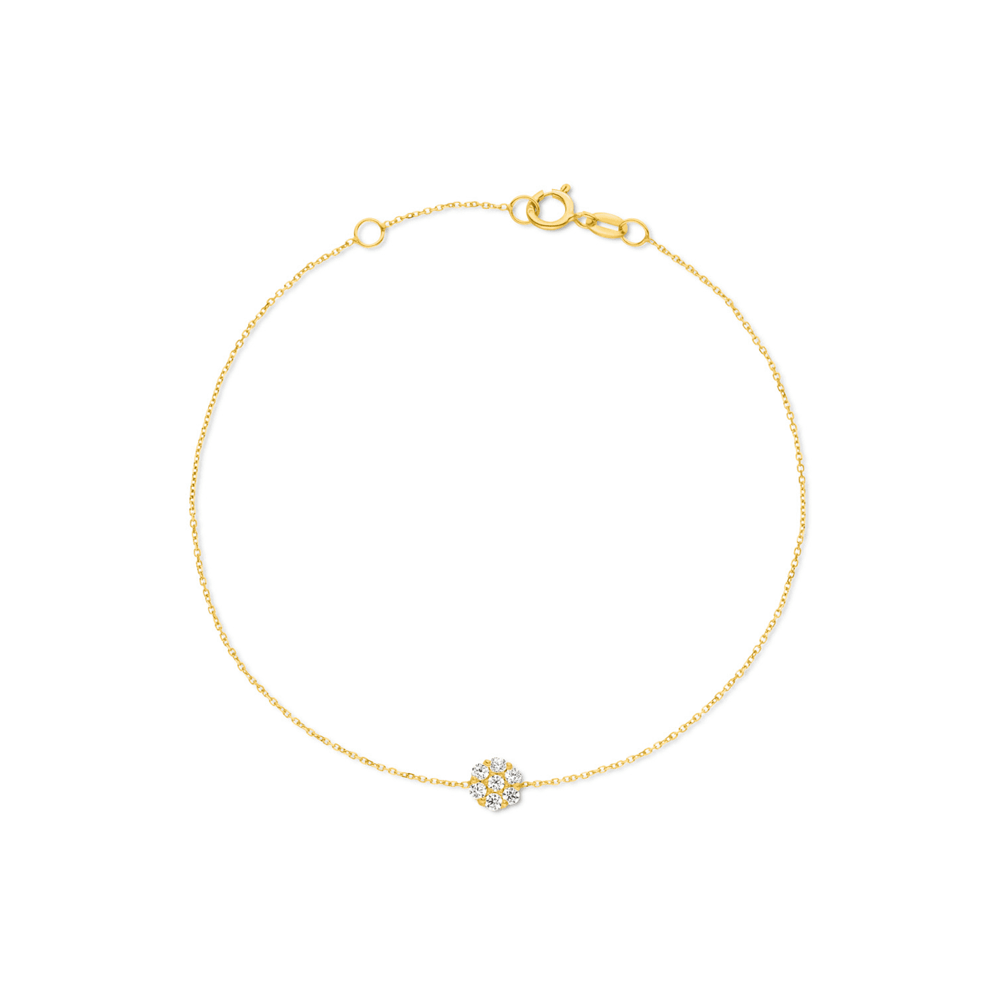 Armband Zirkonia 375er Gelbgold  Armband Zirkonia 375er Gelbgold