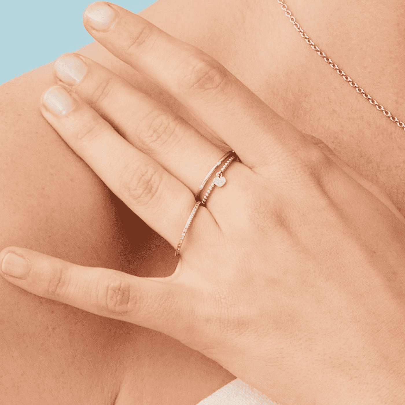 Ring Glasstein Edelstahl Arctic Symphony Ring Glasstein Edelstahl Arctic Symphony