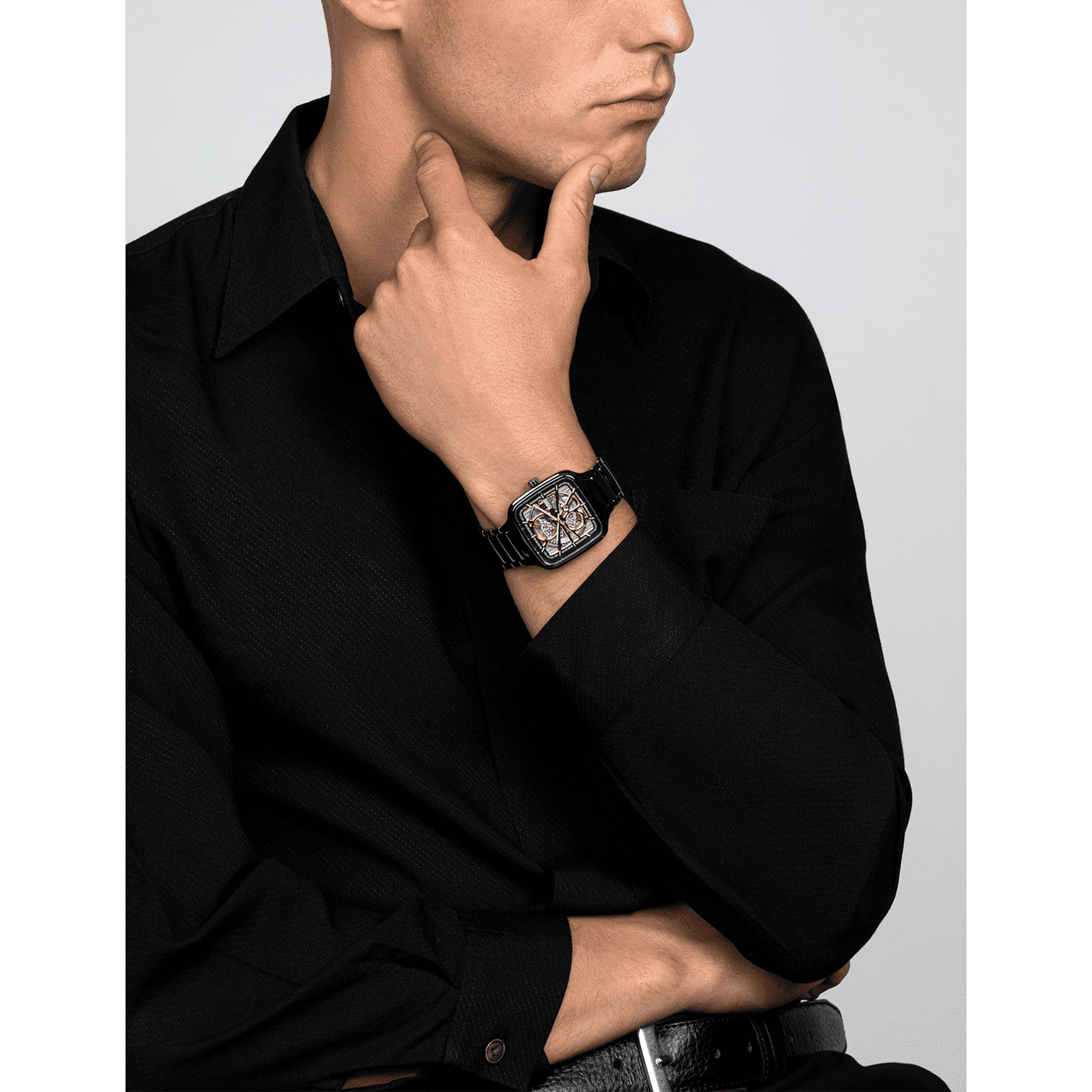 True Square Open Heart Automatik Uhr True Square Open Heart Automatik Uhr