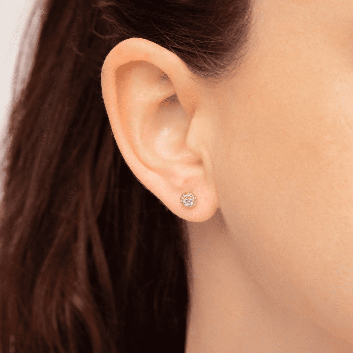 Ohrringe Zirkonia 375er bicolor Ohrringe Zirkonia 375er bicolor