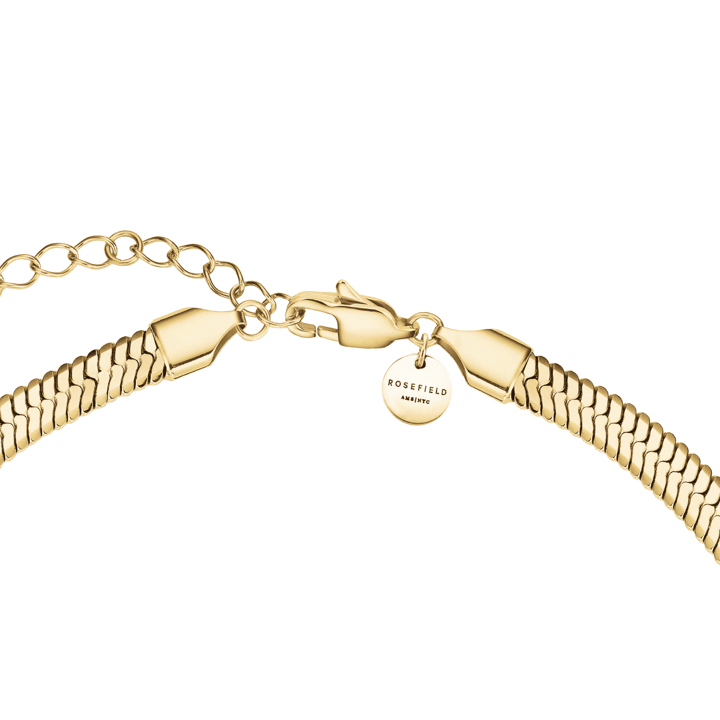 Kette Edelstahl gelb vergoldet Snake Kette Edelstahl gelb vergoldet Snake