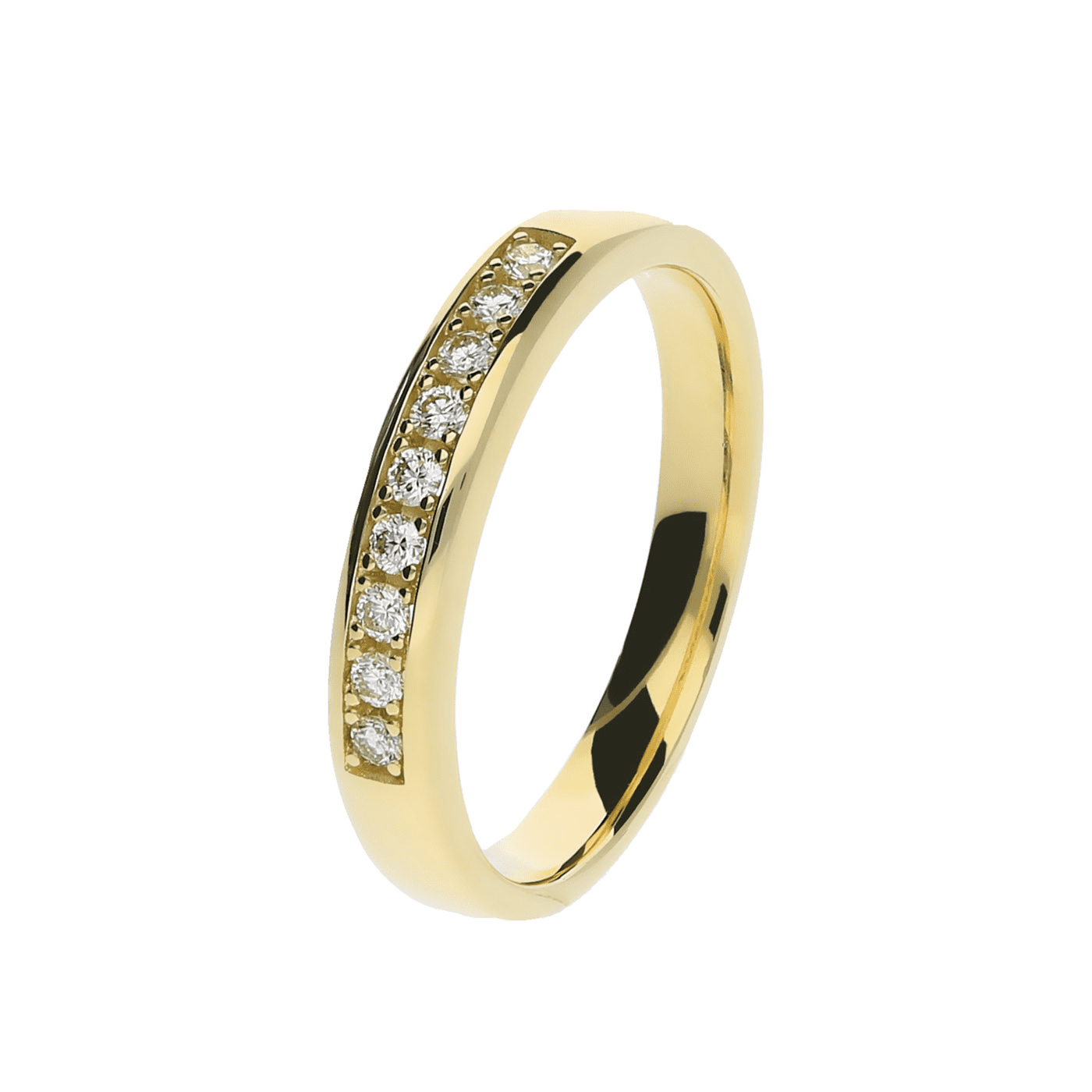 Ring Diamant zus. ca. 0,15 ct. 585er Gelbgold Forever Ring Diamant zus. ca. 0,15 ct. 585er Gelbgold Forever