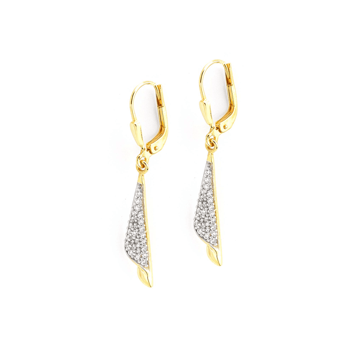 Ohrringe Zirkonia 333er Gelbgold  Ohrringe Zirkonia 333er Gelbgold