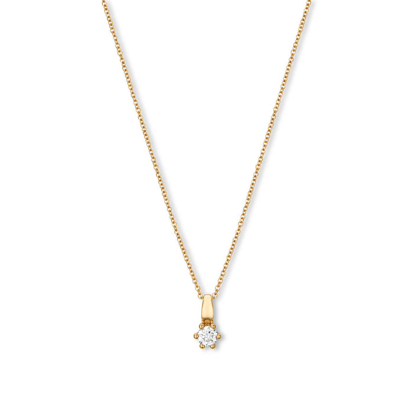 Kette Diamant ca. 0,10 ct. 333er Gelbgold Select Solitär Kette Diamant ca. 0,10 ct. 333er Gelbgold Select Solitär