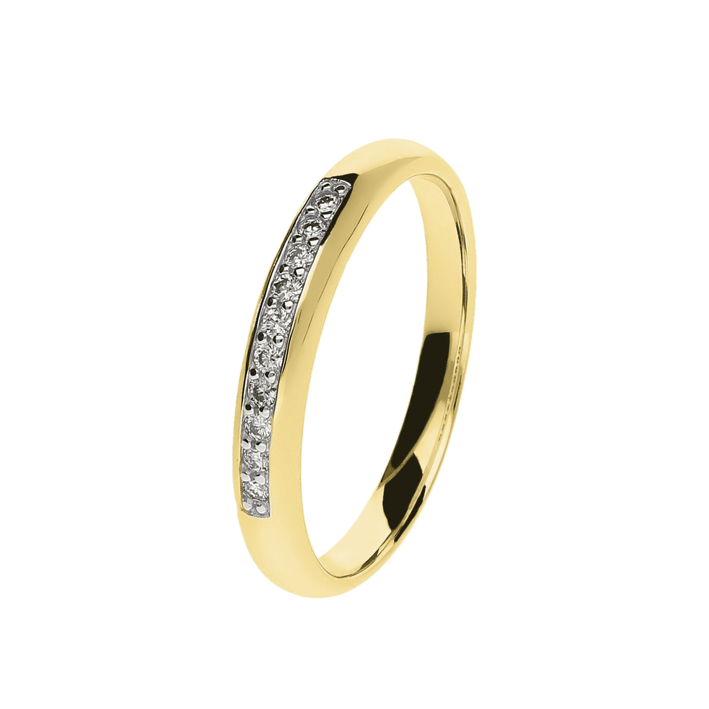 Ring Diamant zus. ca. 0,10 ct. 333er Gelbgold Ring Diamant zus. ca. 0,10 ct. 333er Gelbgold
