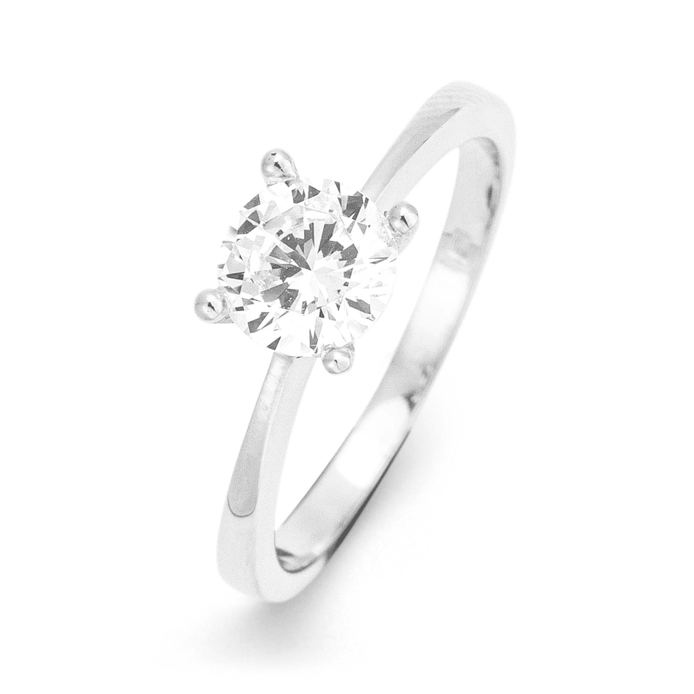 Ring Zirkonia 333er Weißgold  Ring Zirkonia 333er Weißgold