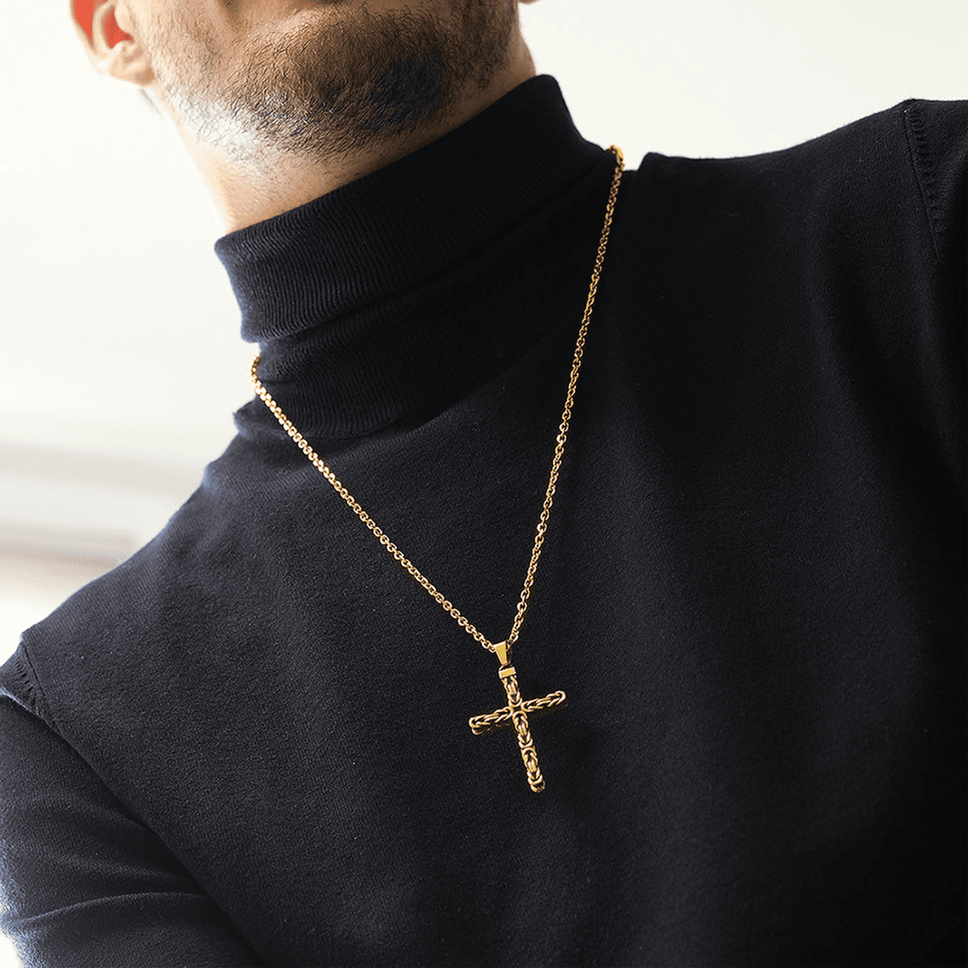 Kette Edelstahl gelb vergoldet Dan Kette Edelstahl gelb vergoldet Dan