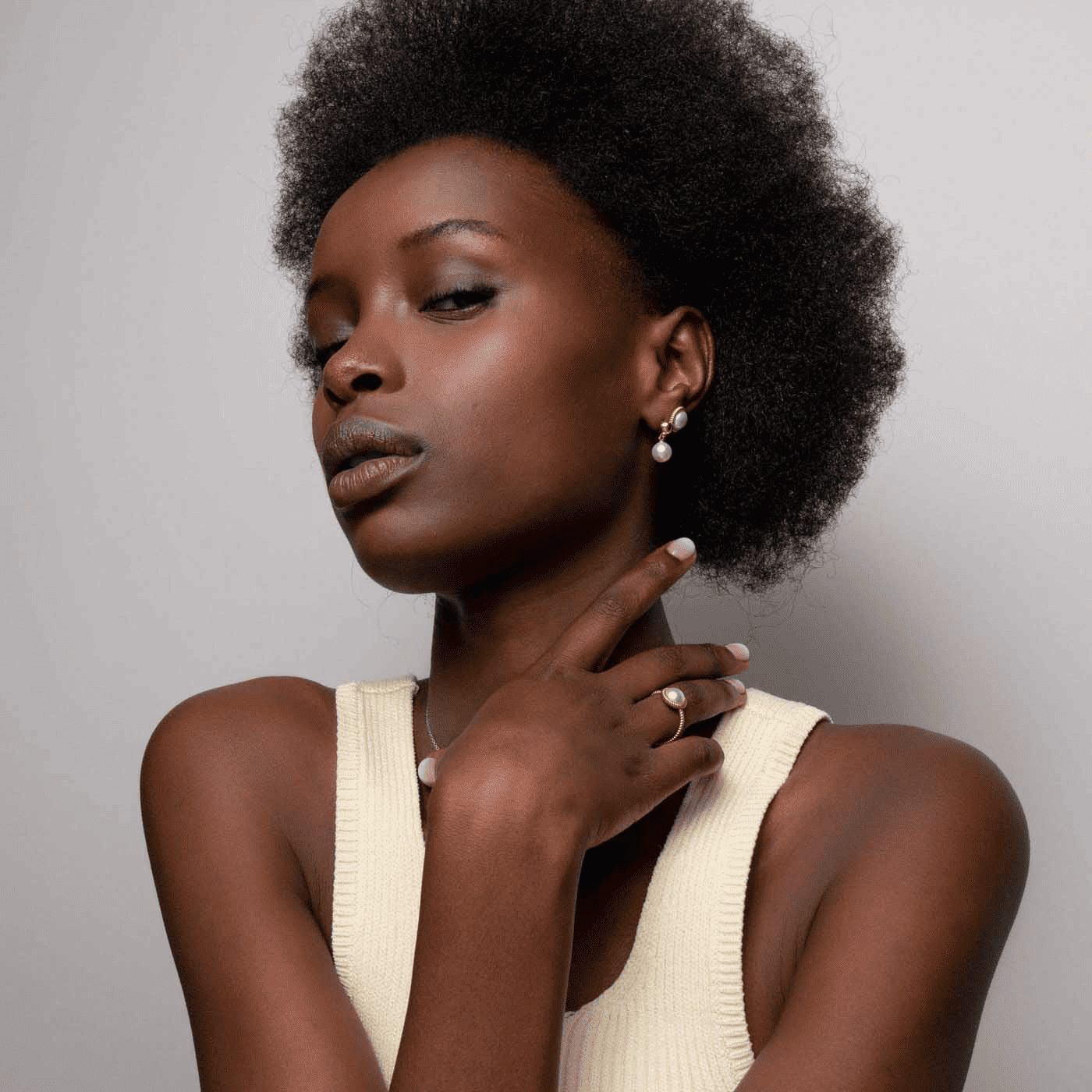 Ohrringe Perlmutt 925er Silber bicolor Ohrringe Perlmutt 925er Silber bicolor