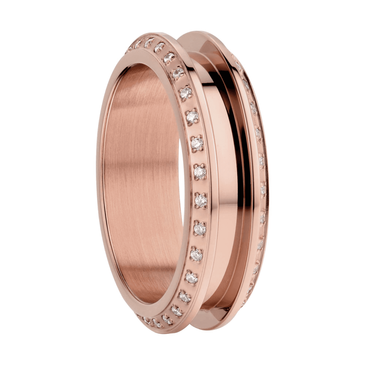 Ring Zirkonia Edelstahl rosé vergoldet Arctic Symphony Ring Zirkonia Edelstahl rosé vergoldet Arctic Symphony