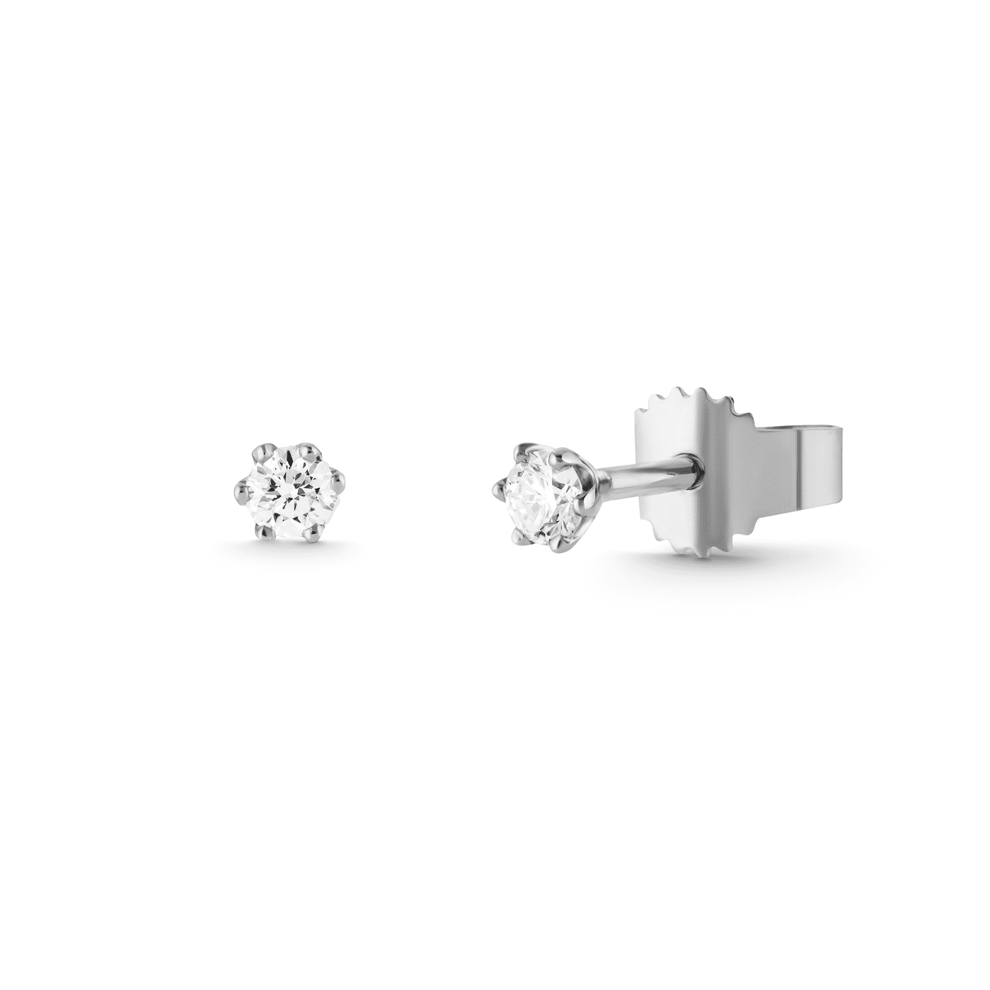 Ohrringe Diamant zus. ca. 0,10 ct. 585er Weißgold In Love Solitär Ohrringe Diamant zus. ca. 0,10 ct. 585er Weißgold In Love Solitär