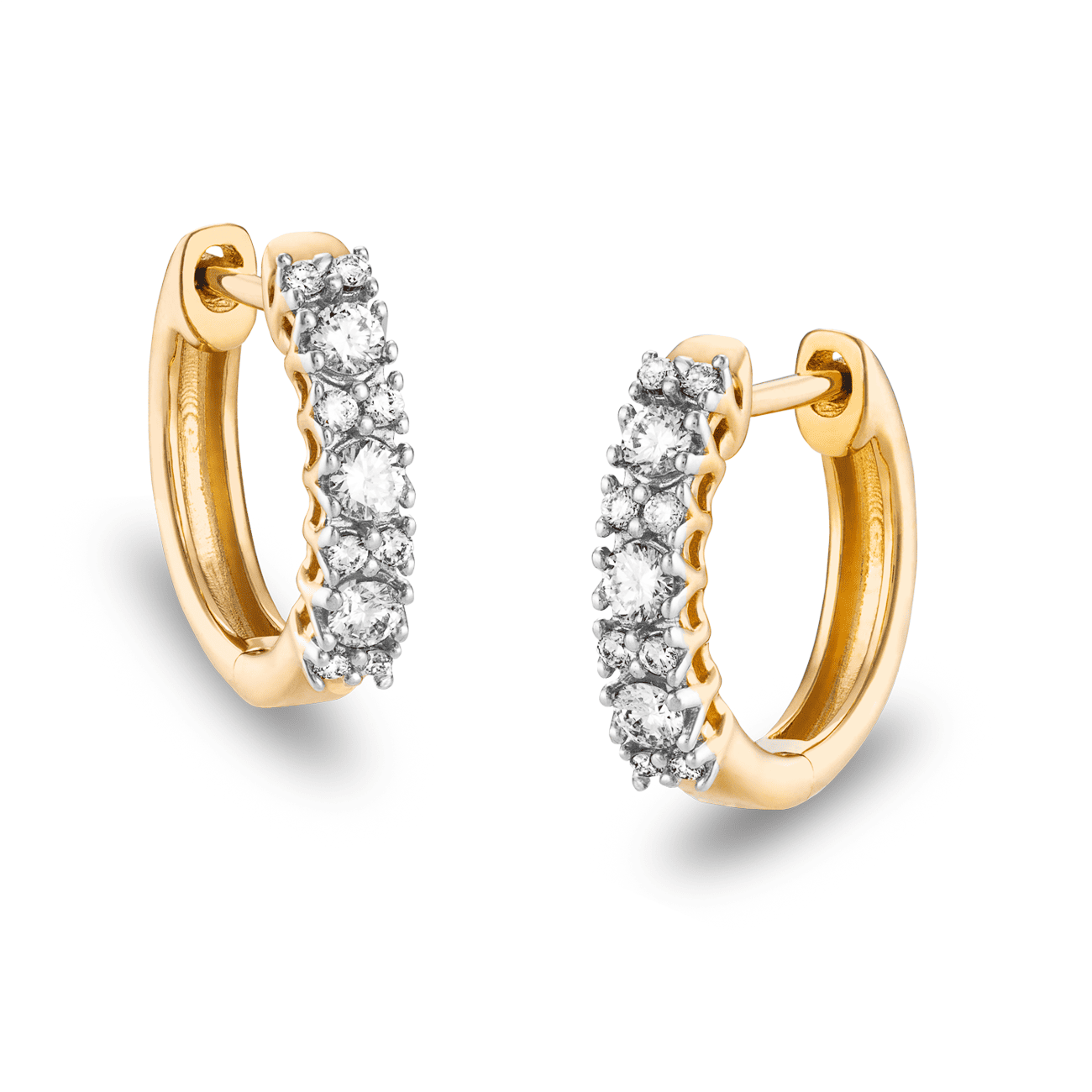 Ohrringe Diamant zus. ca. 0,20ct. 585er Gelbgold Mali Ohrringe Diamant zus. ca. 0,20ct. 585er Gelbgold Mali