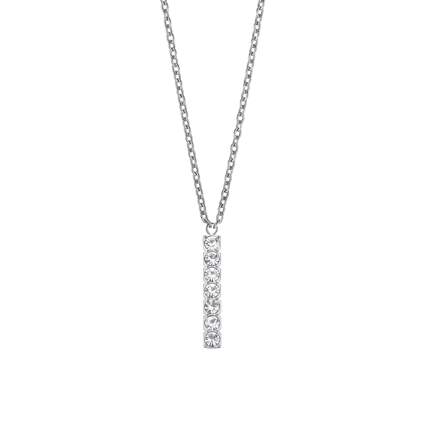 Kette Glasstein Edelstahl Arctic Symphony Kette Glasstein Edelstahl Arctic Symphony