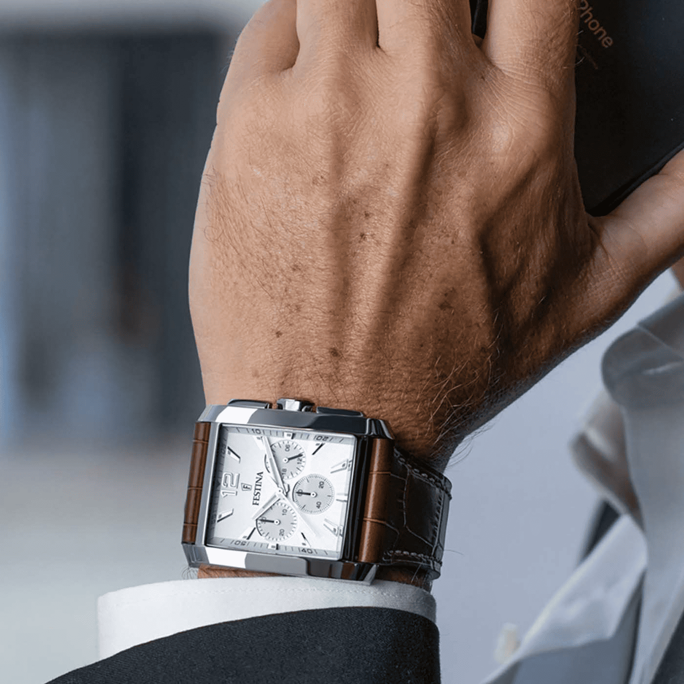 On the Square Quarz Uhr On the Square Quarz Uhr