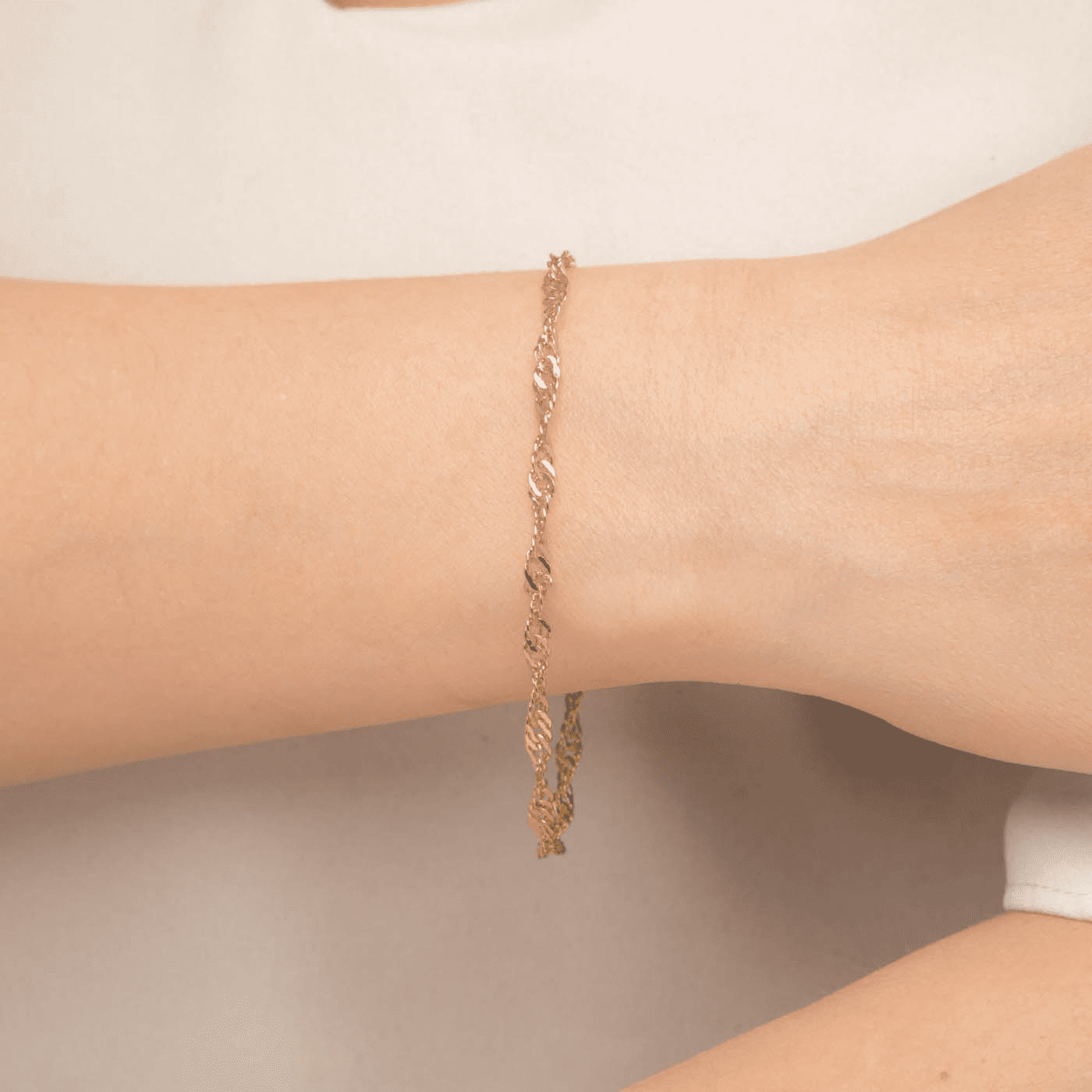 Armband 375er Gelbgold 