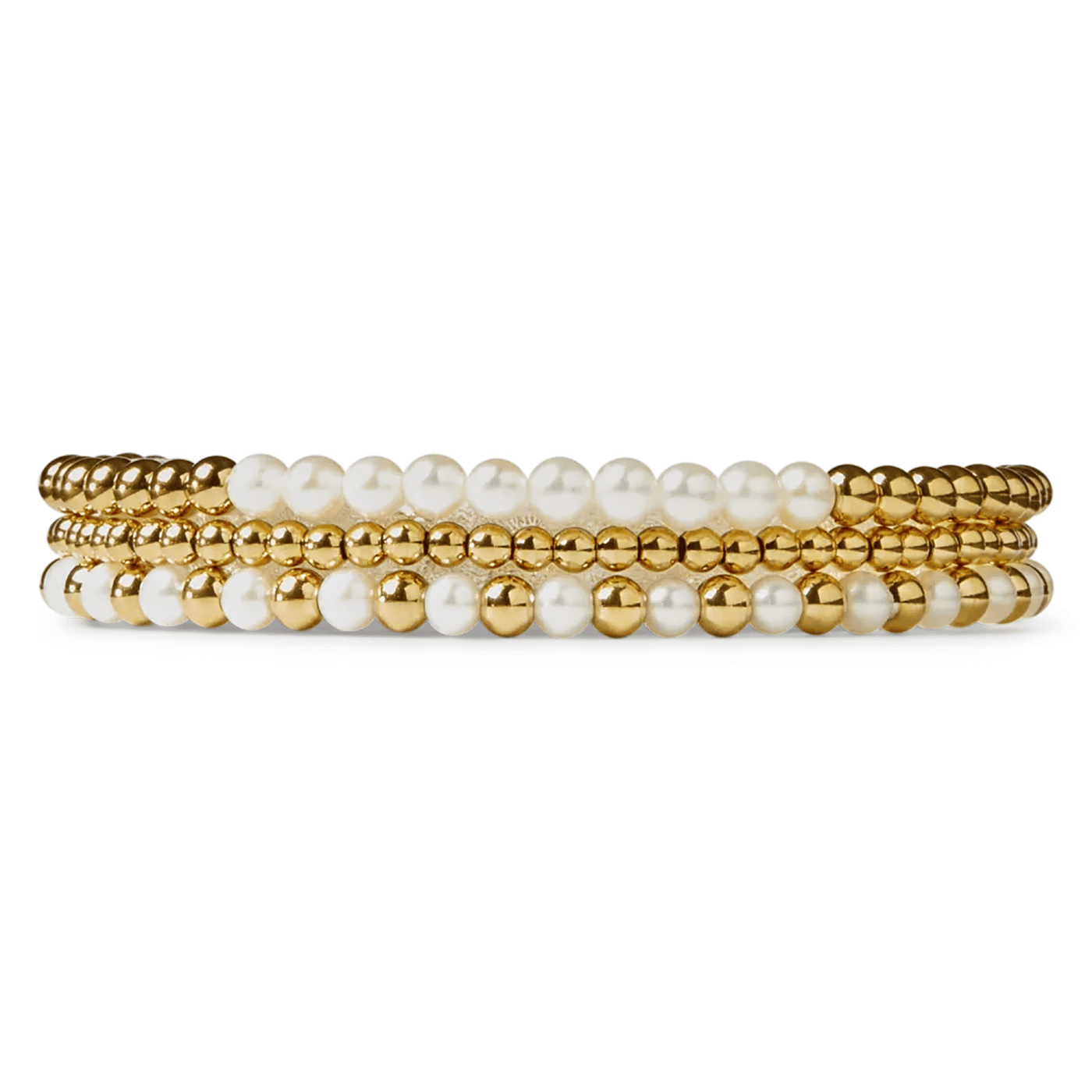 Armband Edelstahl gelb vergoldet Pearl Gem meets Yellow Gold Armband Edelstahl gelb vergoldet Pearl Gem meets Yellow Gold
