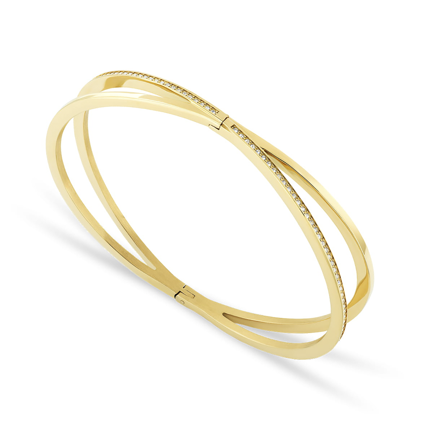 Armband Zirkonia Edelstahl gelb vergoldet Arctic Symphony Armband Zirkonia Edelstahl gelb vergoldet Arctic Symphony