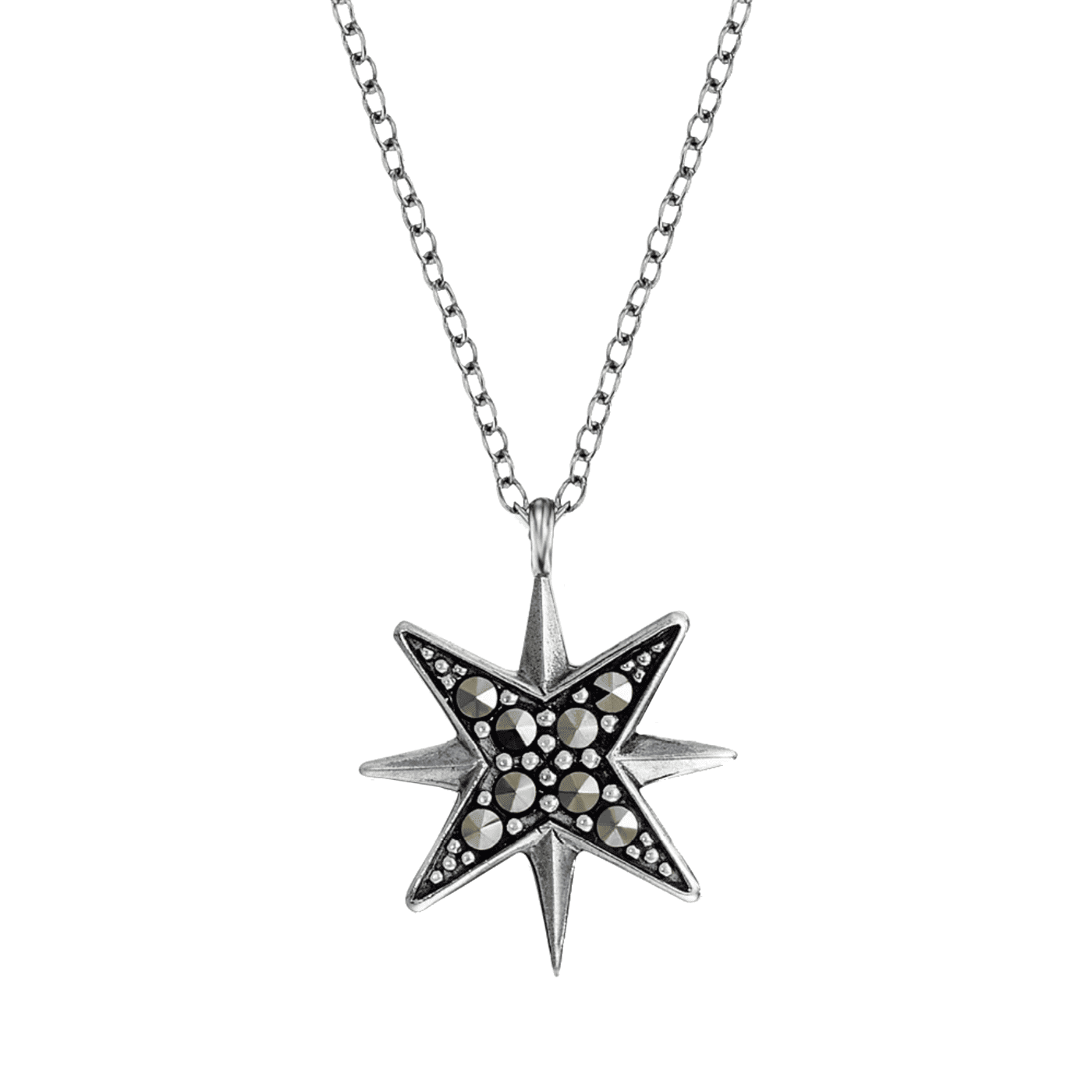 Kette und Armband Set 925er Silber Stern Kette und Armband Set 925er Silber Stern