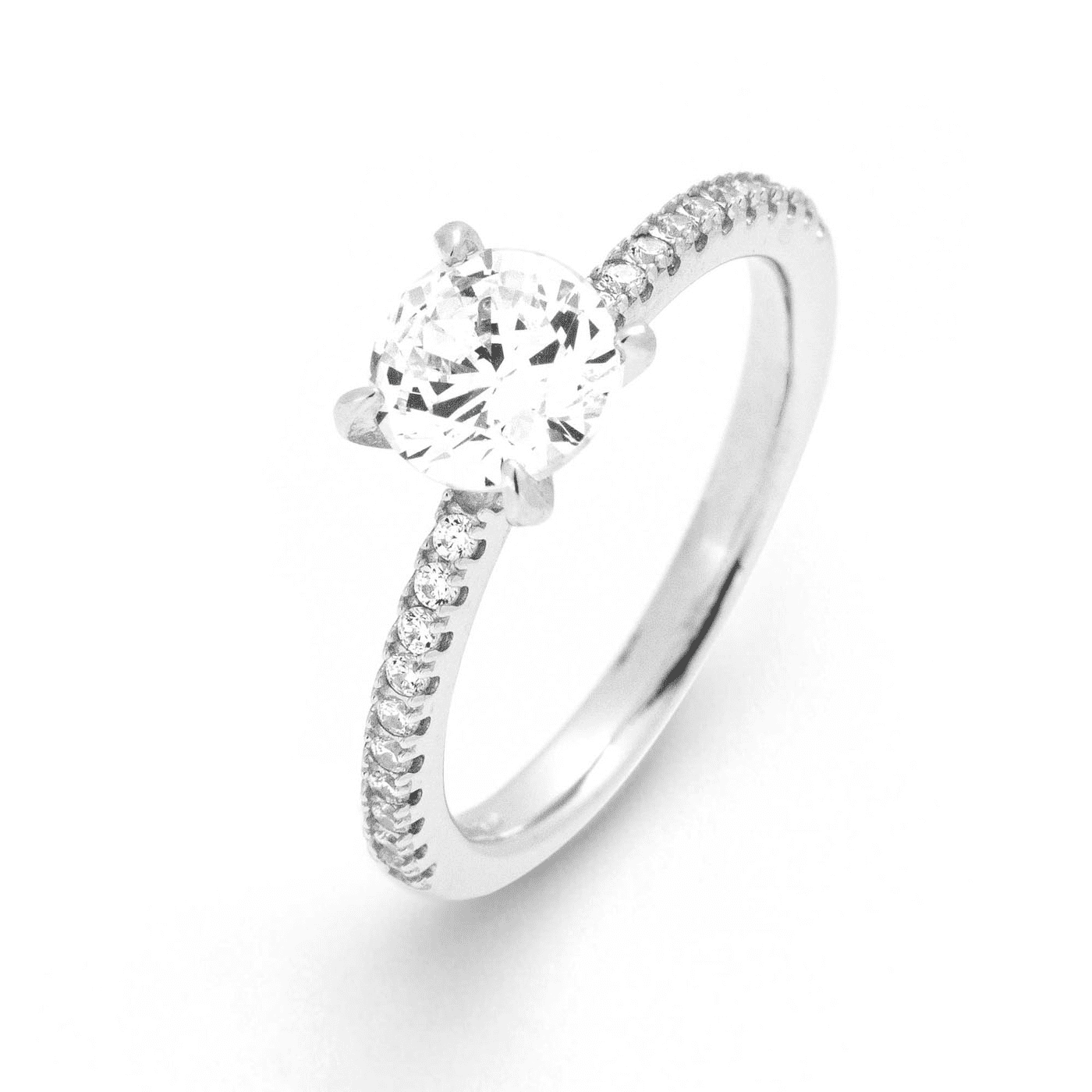 Ring Zirkonia 925er Silber  Ring Zirkonia 925er Silber