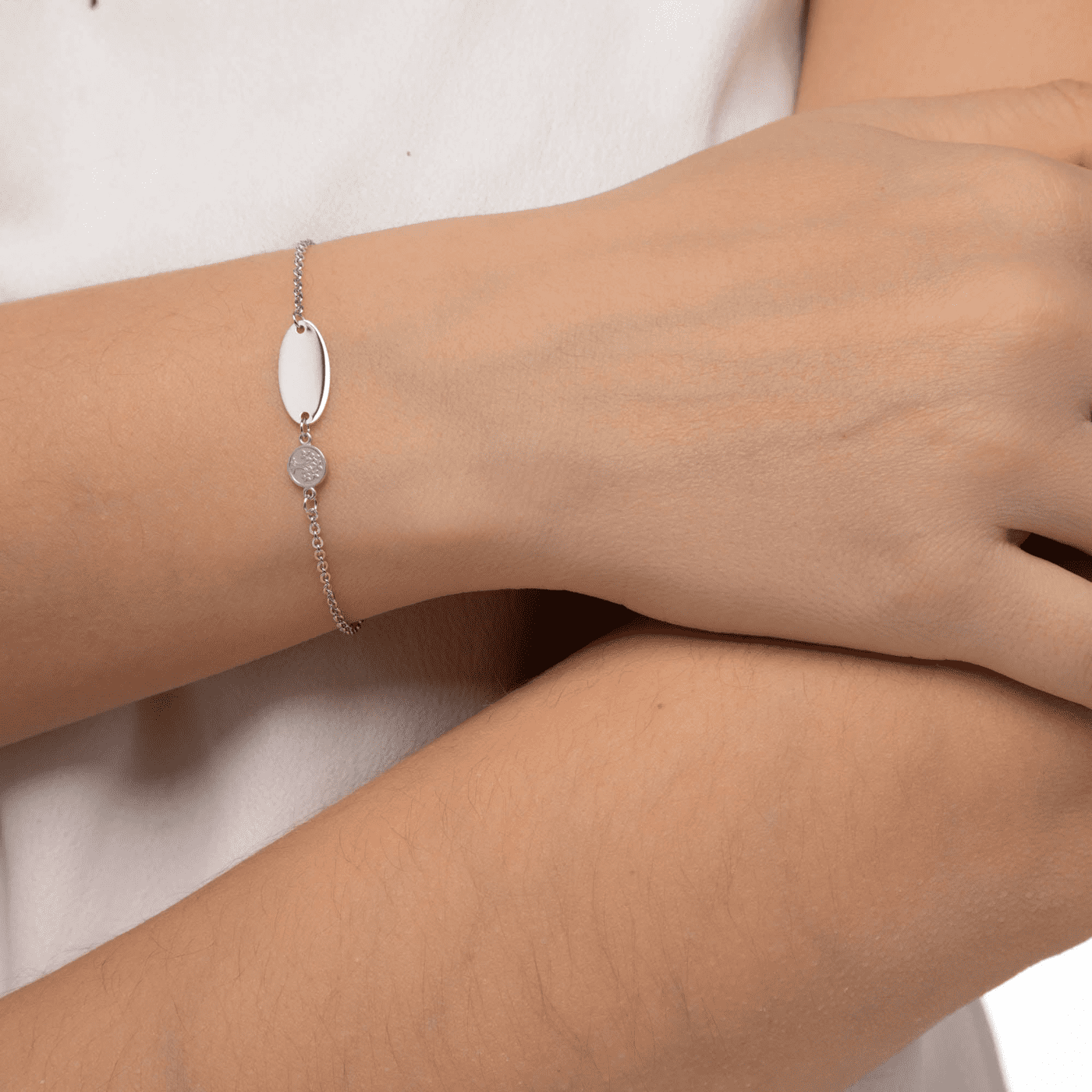 Armband 333er Weißgold