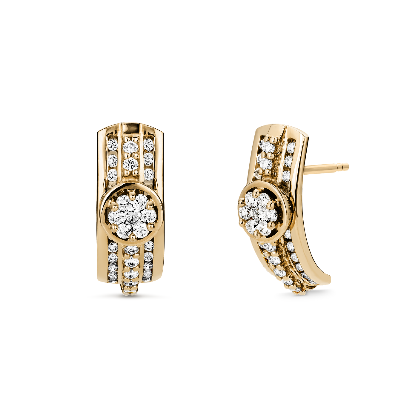 Ohrringe Diamant zus. ca. 0,35 ct. 585er Gelbgold Hortensia Ohrringe Diamant zus. ca. 0,35 ct. 585er Gelbgold Hortensia