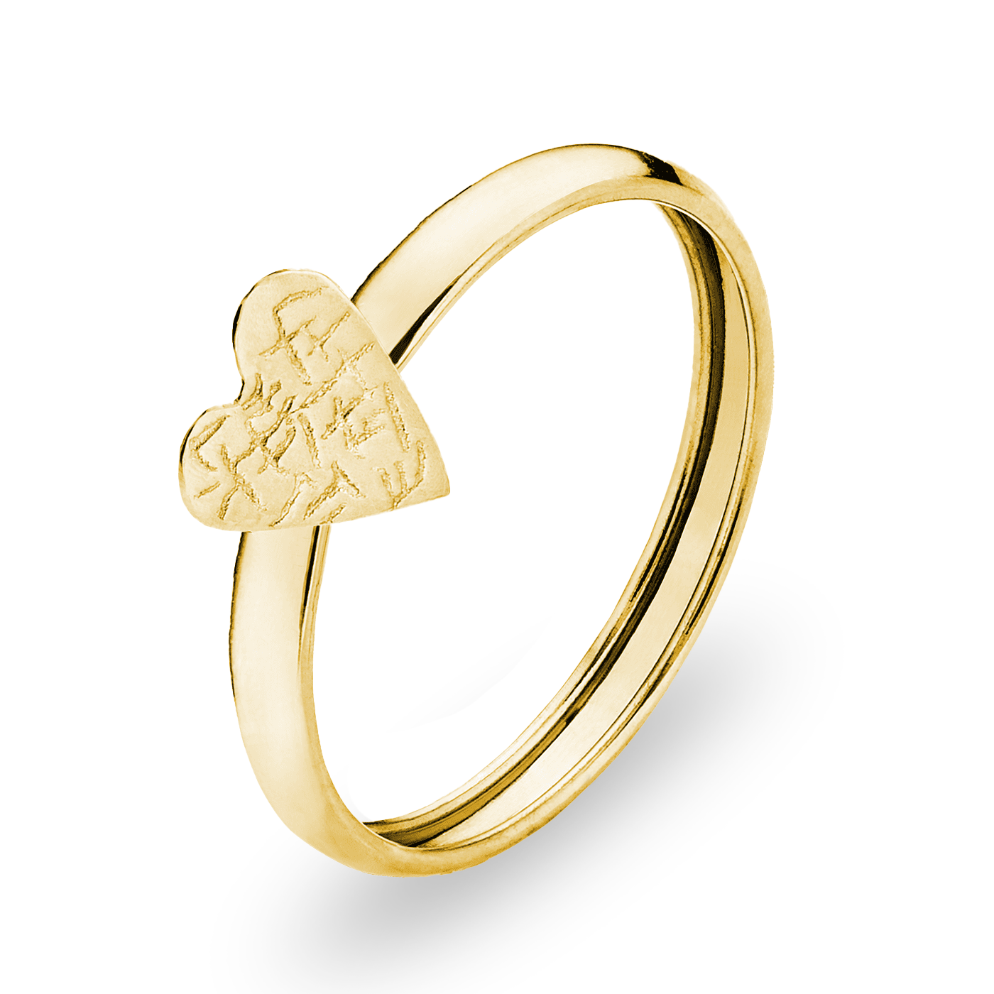 Ring 375er Gelbgold Nach Hause 