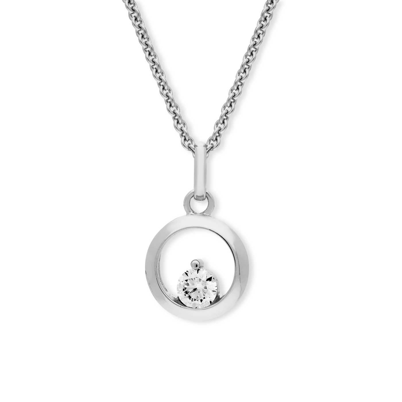 Kette Zirkonia 925er Silber  Kette Zirkonia 925er Silber