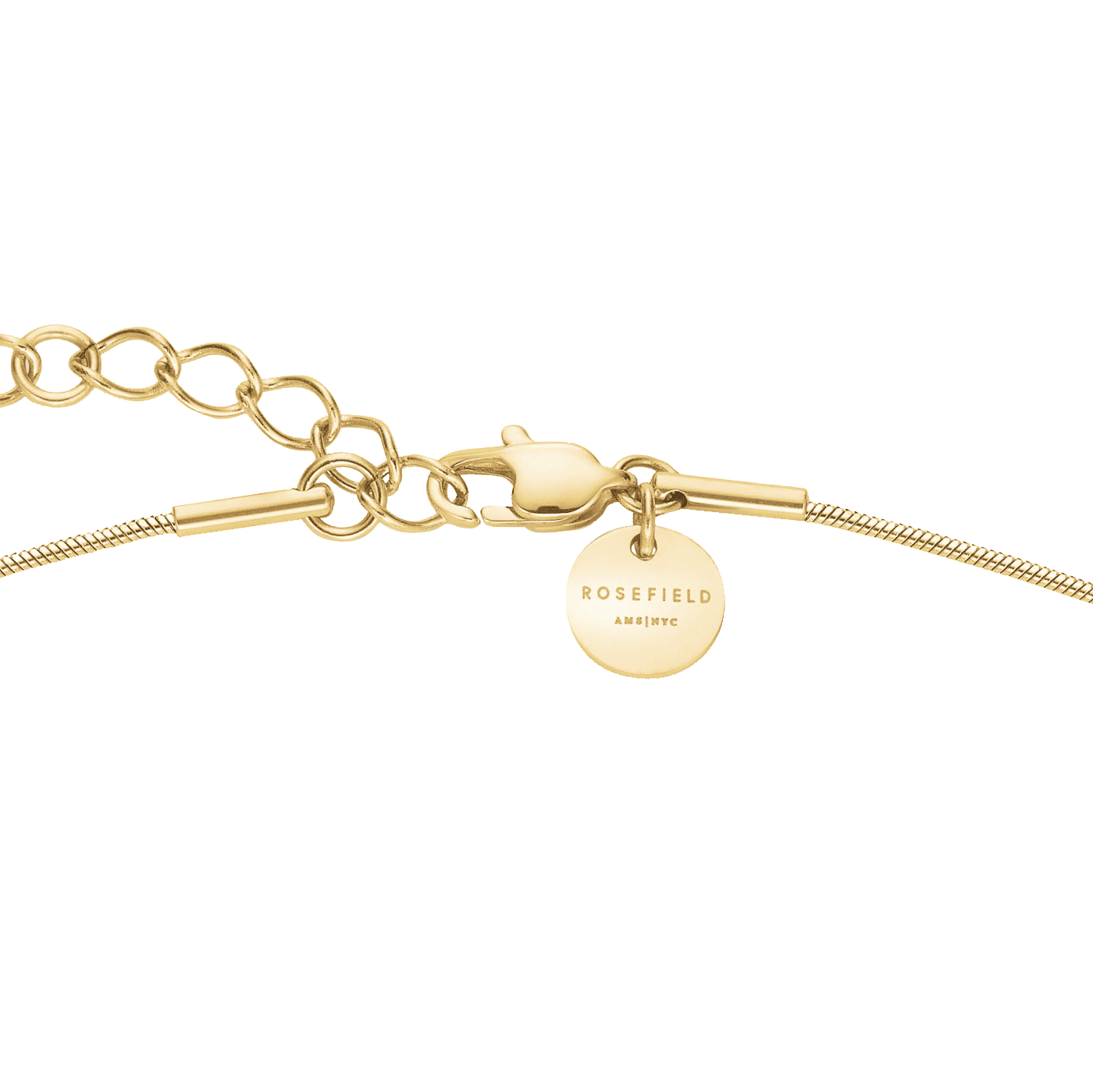 Kette Edelstahl gelb vergoldet Playful Crystala