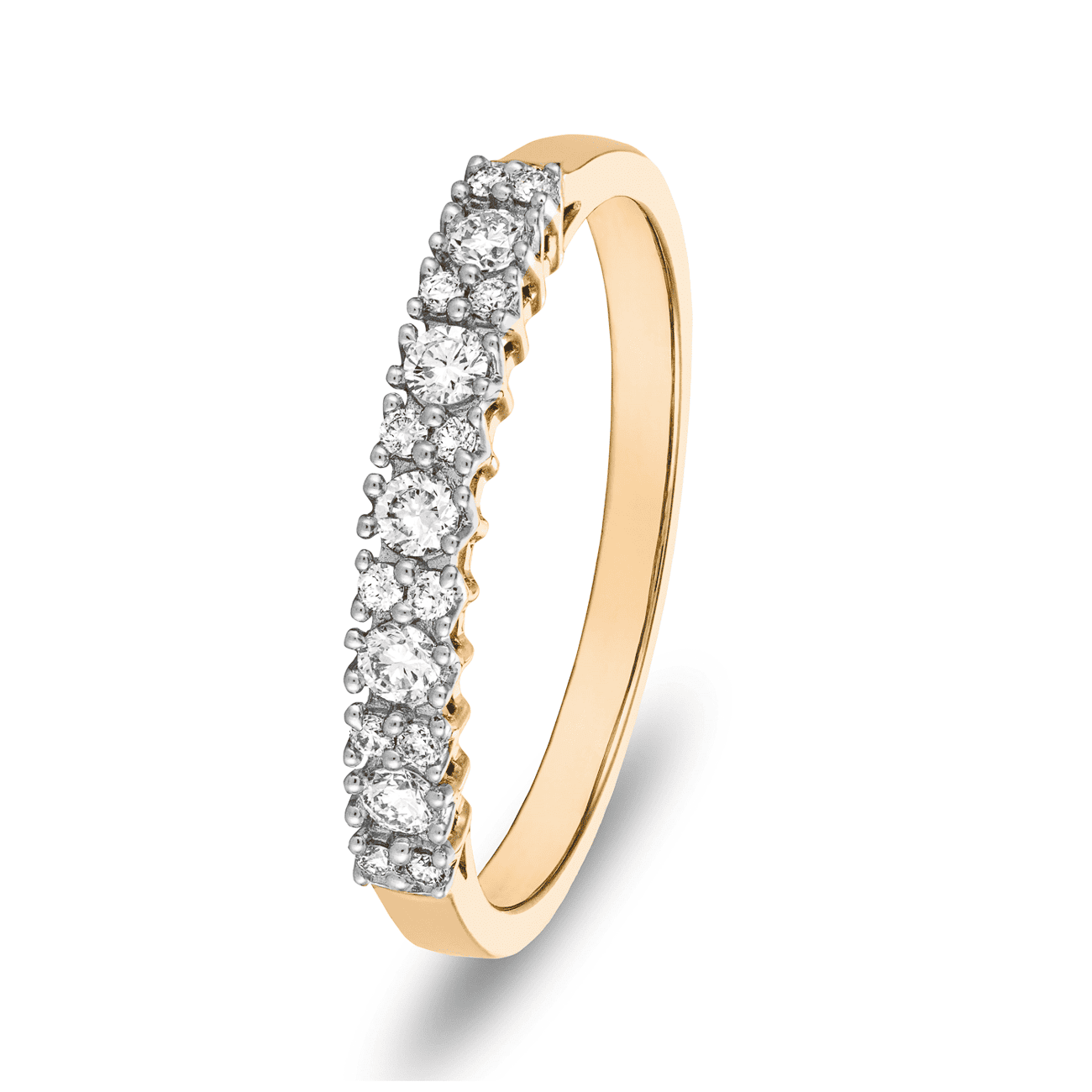 Ring Diamant zus. ca. 0,20ct. 585er Gelbgold Mali Ring Diamant zus. ca. 0,20ct. 585er Gelbgold Mali