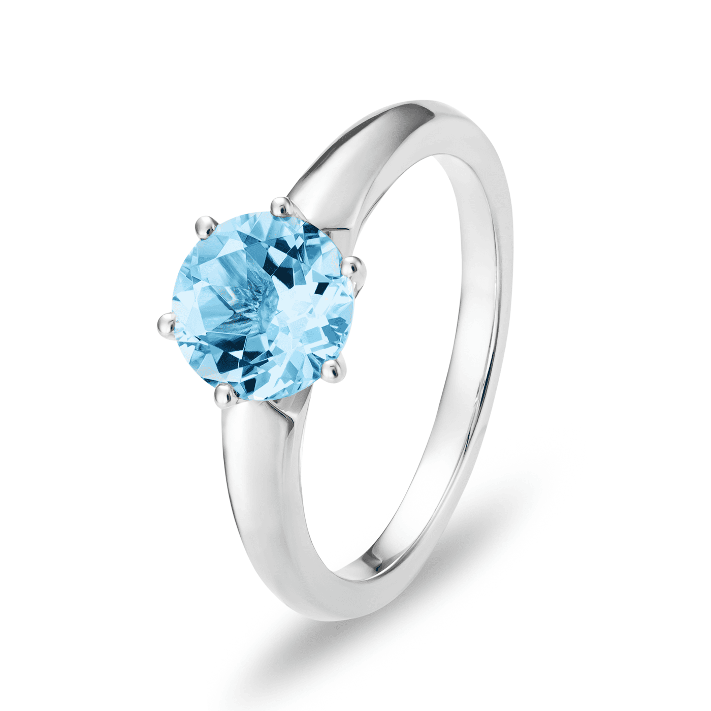 Edelsteinring 585er Weißgold Edelsteinring 585er Weißgold