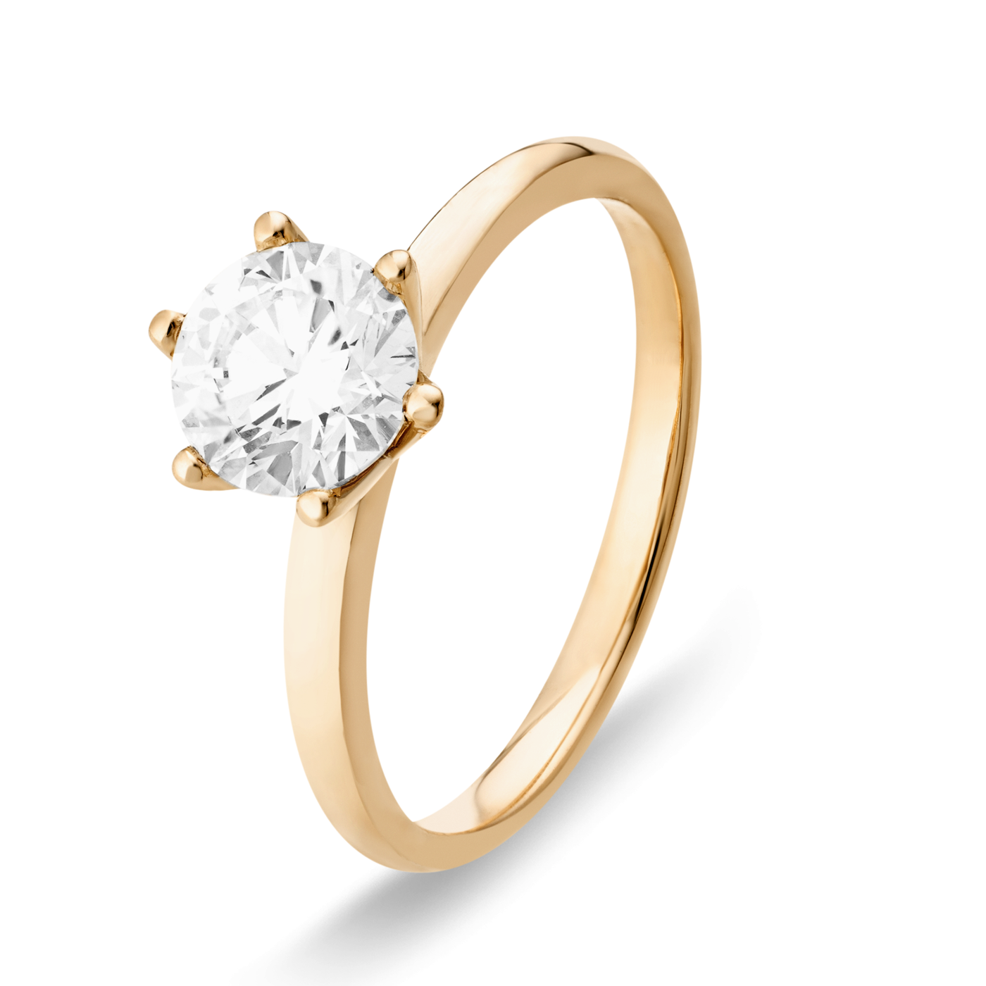 Ring Diamant ca. 1,00 ct. 585er Gelbgold In Love Solitär Ring Diamant ca. 1,00 ct. 585er Gelbgold In Love Solitär