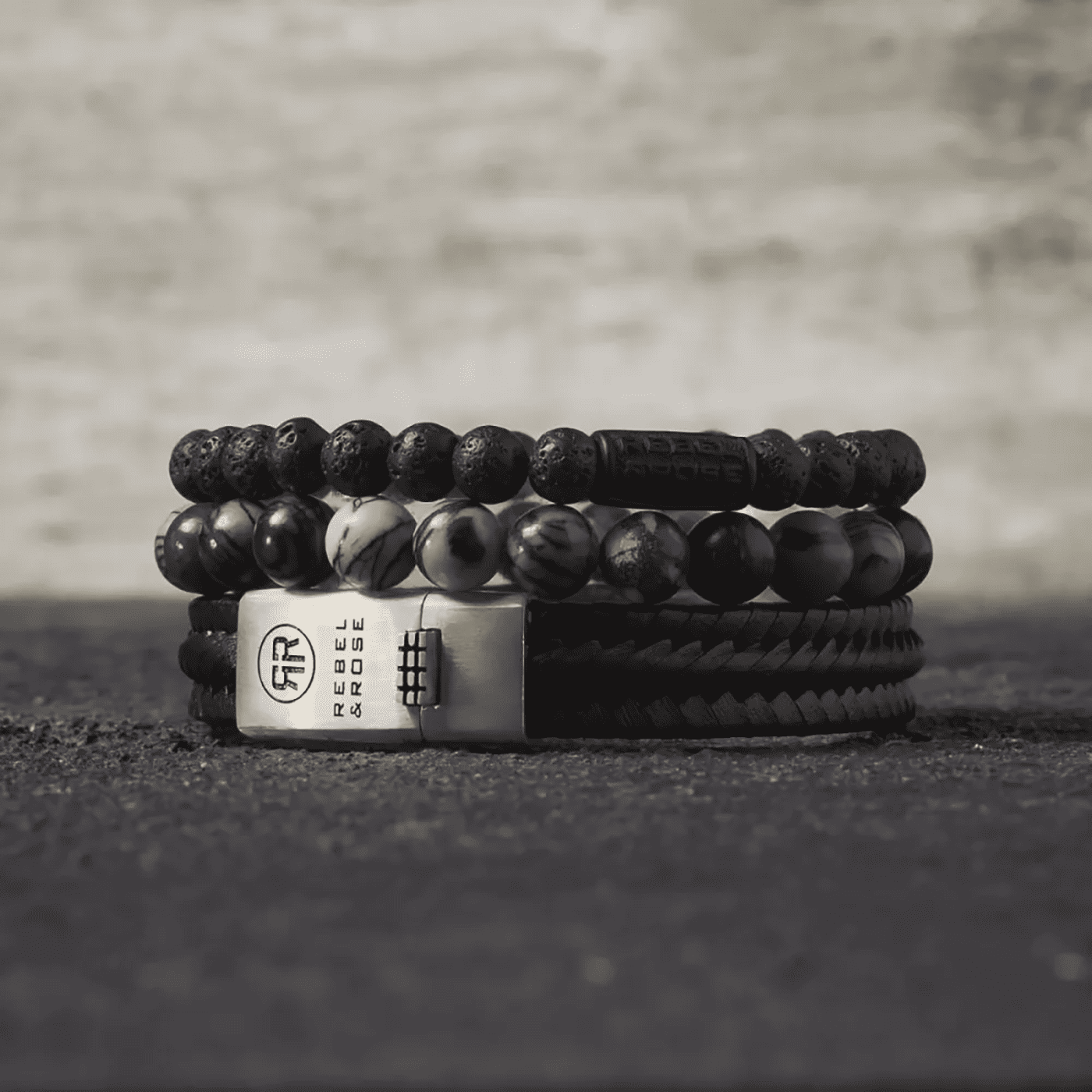 Armband Edelstahl schwarz Black Moon - All-Black Armband Edelstahl schwarz Black Moon - All-Black