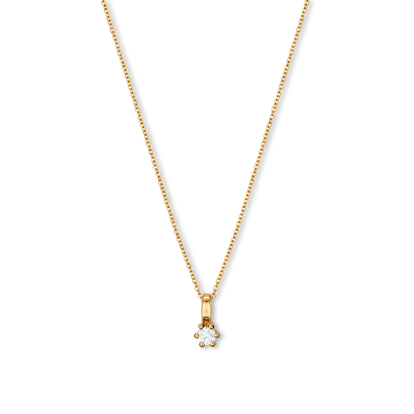 Kette Diamant ca. 0,05 ct. 333er Gelbgold Select Solitär Kette Diamant ca. 0,05 ct. 333er Gelbgold Select Solitär