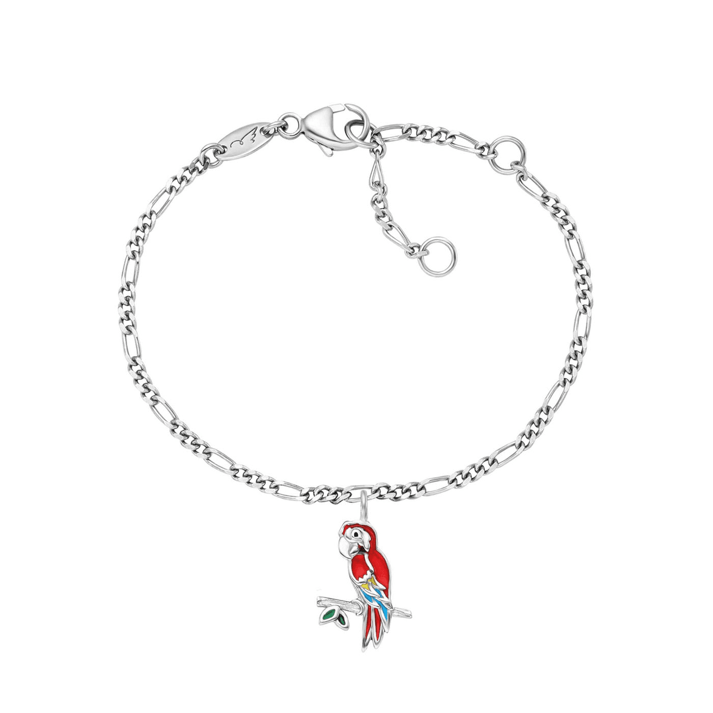 Armband 925er Silber Herzengel Fröhlicher Papagei Armband 925er Silber Herzengel Fröhlicher Papagei