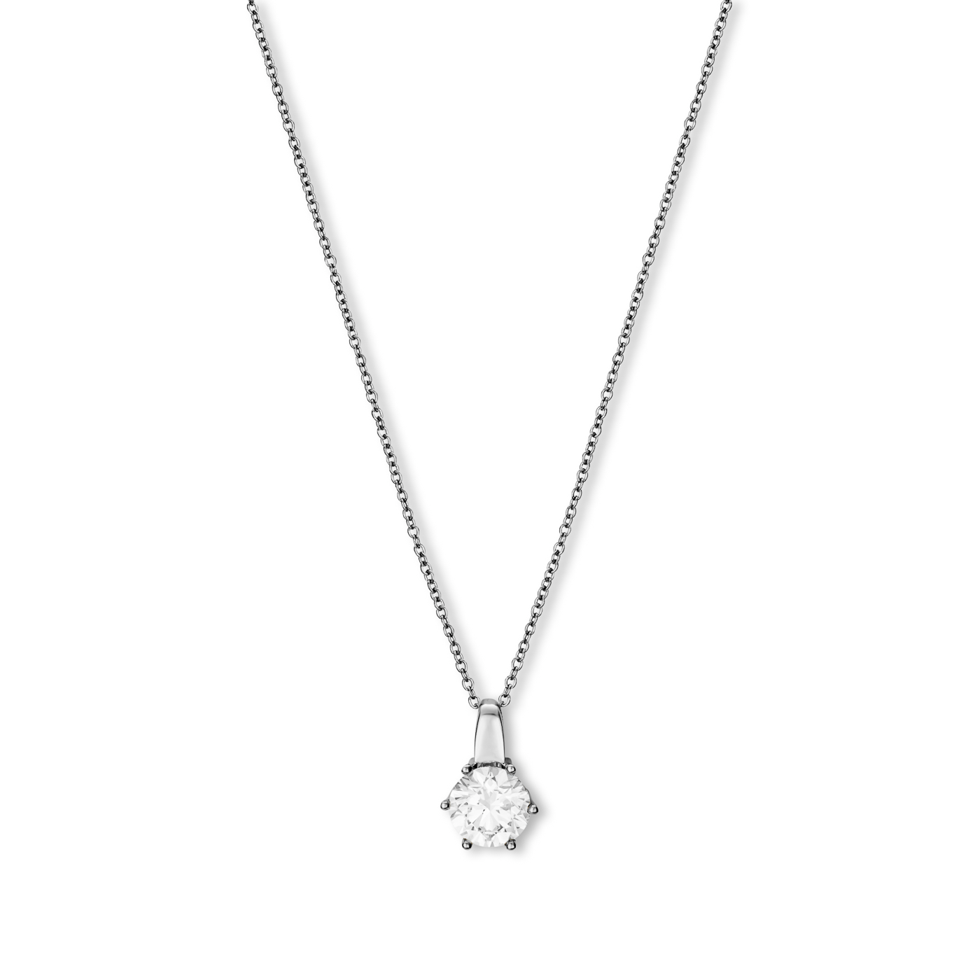 Kette Diamant ca. 1,00 ct. 585er Weißgold Select Solitär Kette Diamant ca. 1,00 ct. 585er Weißgold Select Solitär
