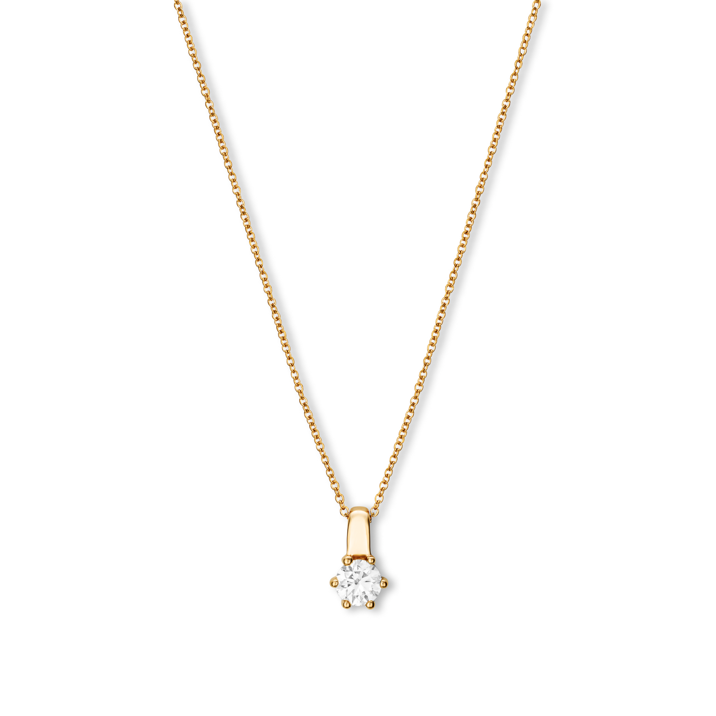 Kette Diamant ca. 0,20 ct. 333er Gelbgold Select Solitär Kette Diamant ca. 0,20 ct. 333er Gelbgold Select Solitär