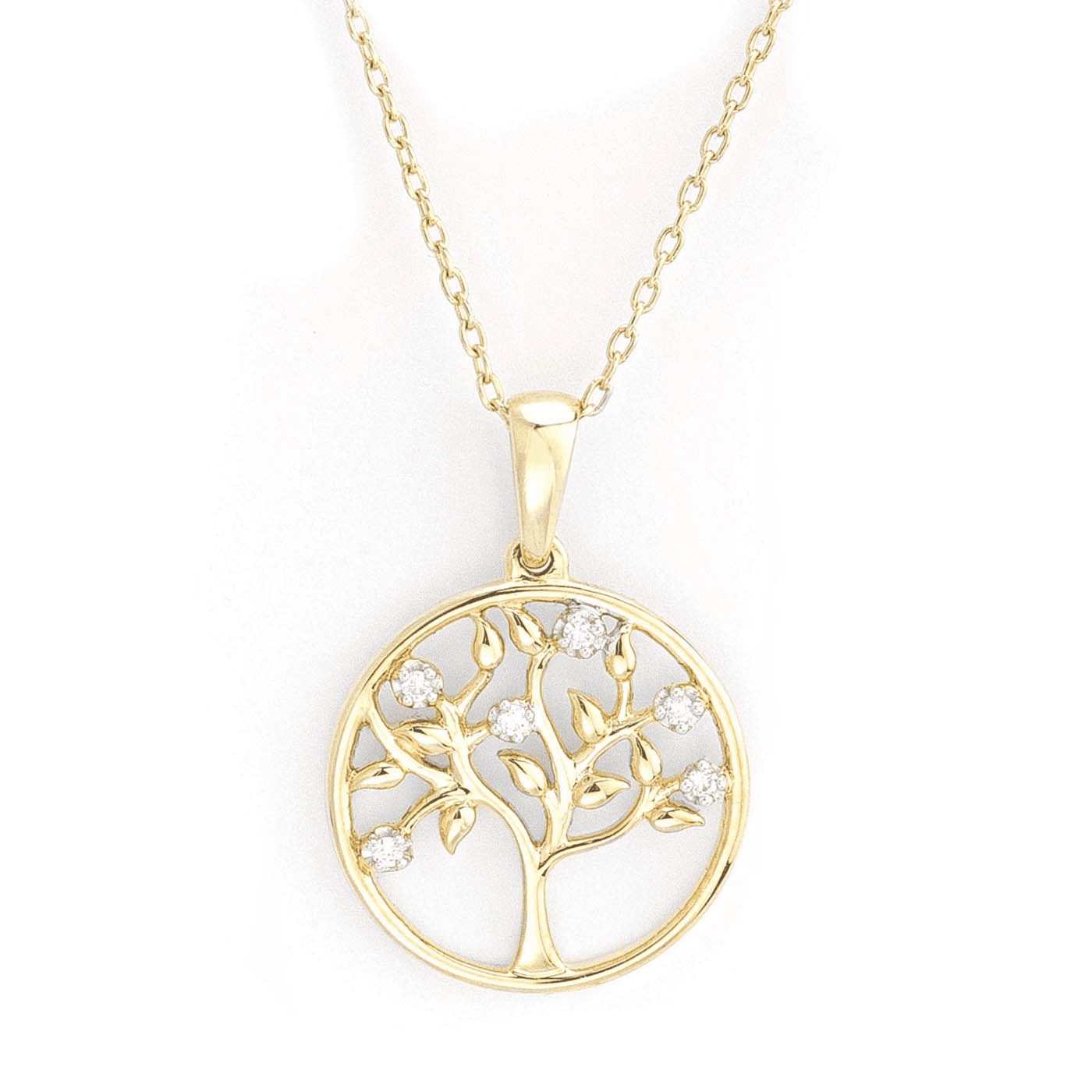 Kette Diamant zus. ca. 0,03 ct. 333er Gelbgold Kette Diamant zus. ca. 0,03 ct. 333er Gelbgold