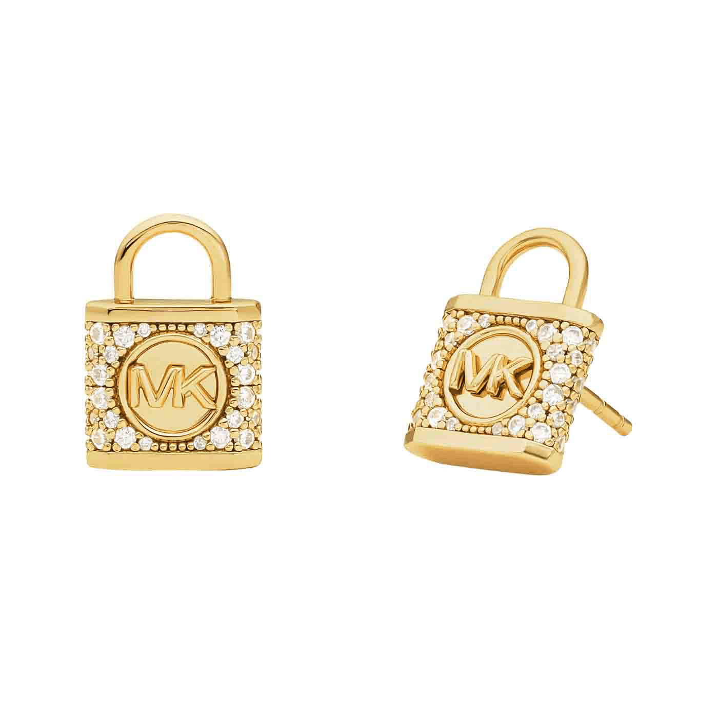 Ohrringe Zirkonia 925er Silber gelb vergoldet Premium Ohrringe Zirkonia 925er Silber gelb vergoldet Premium