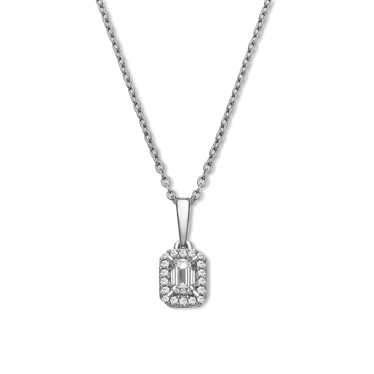 Kette Diamant zus. ca. 0,15 ct. 585er Weissgold Bella Kette Diamant zus. ca. 0,15 ct. 585er Weissgold Bella