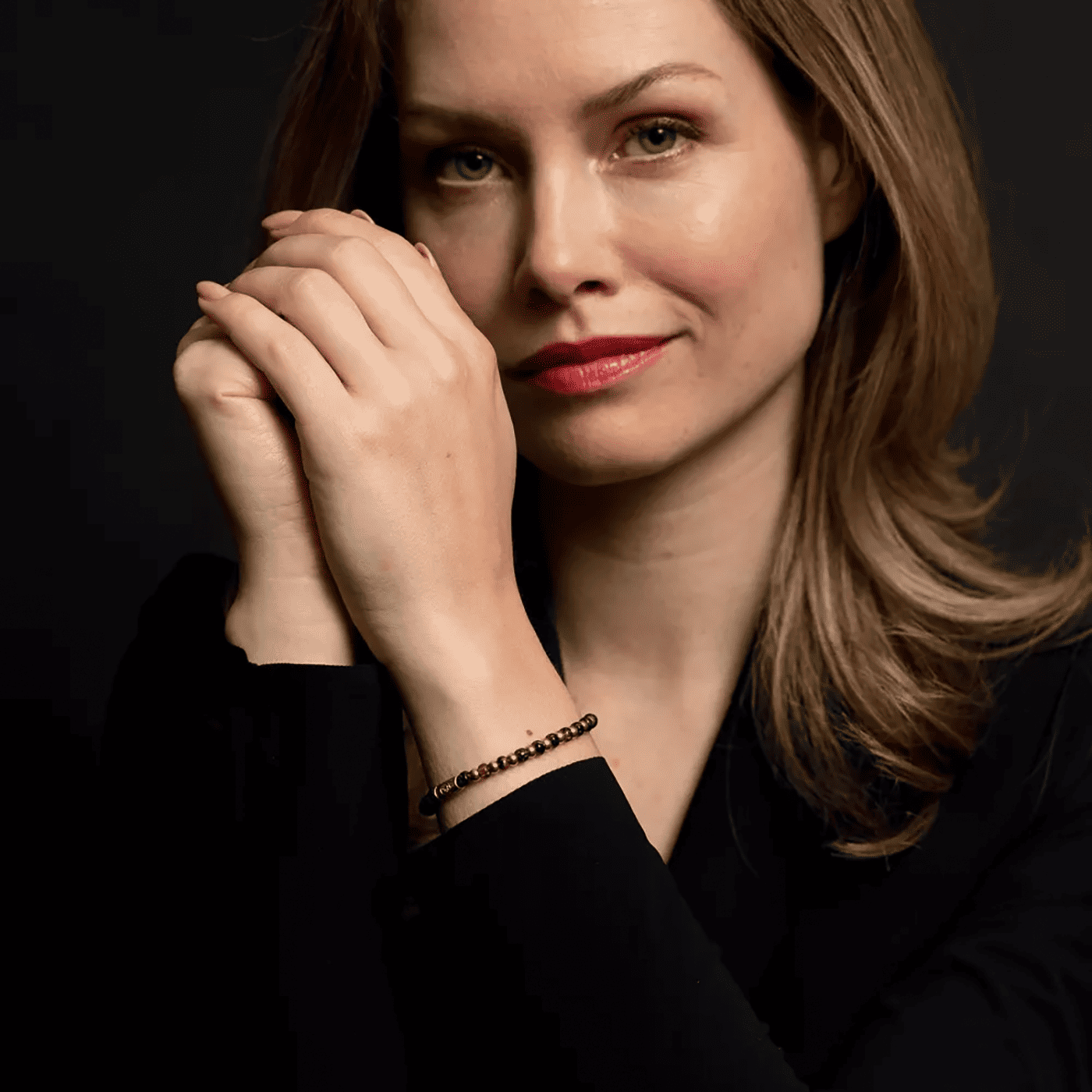 Armband Edelstahl gelb vergoldet Mix Glass Rocks Tiger Gold Armband Edelstahl gelb vergoldet Mix Glass Rocks Tiger Gold