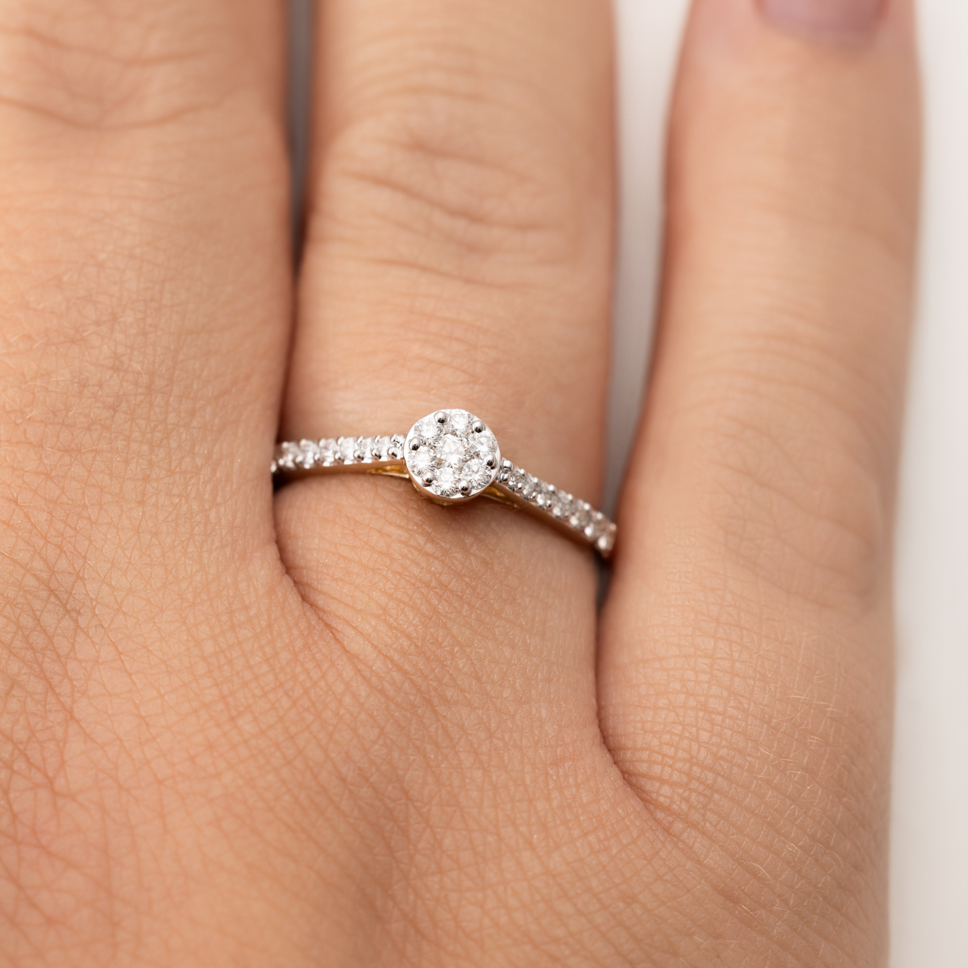 Ring Diamant zus.ca. 0,30 ct. 585er Gelbgold Margerita Ring Diamant zus.ca. 0,30 ct. 585er Gelbgold Margerita