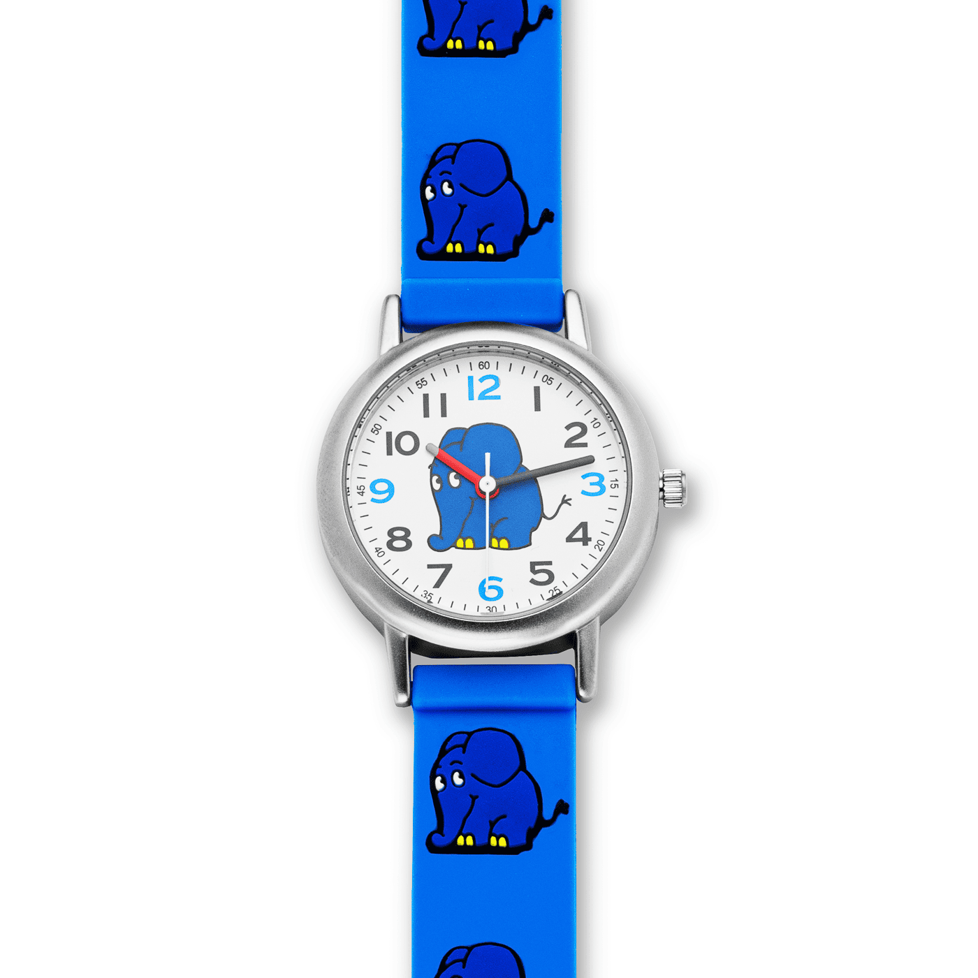 Elefanten 3D Blau Quarz Uhr Elefanten 3D Blau Quarz Uhr