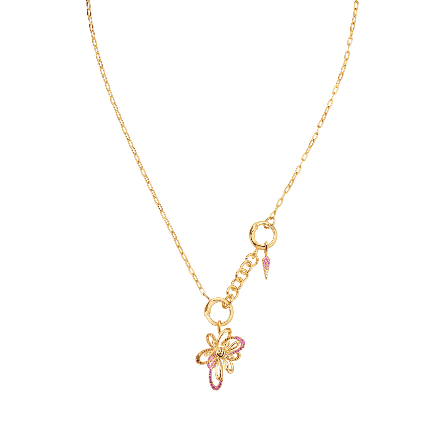 Kette Set 925er Silber gelb vergoldet Rising Sun Kette Set 925er Silber gelb vergoldet Rising Sun