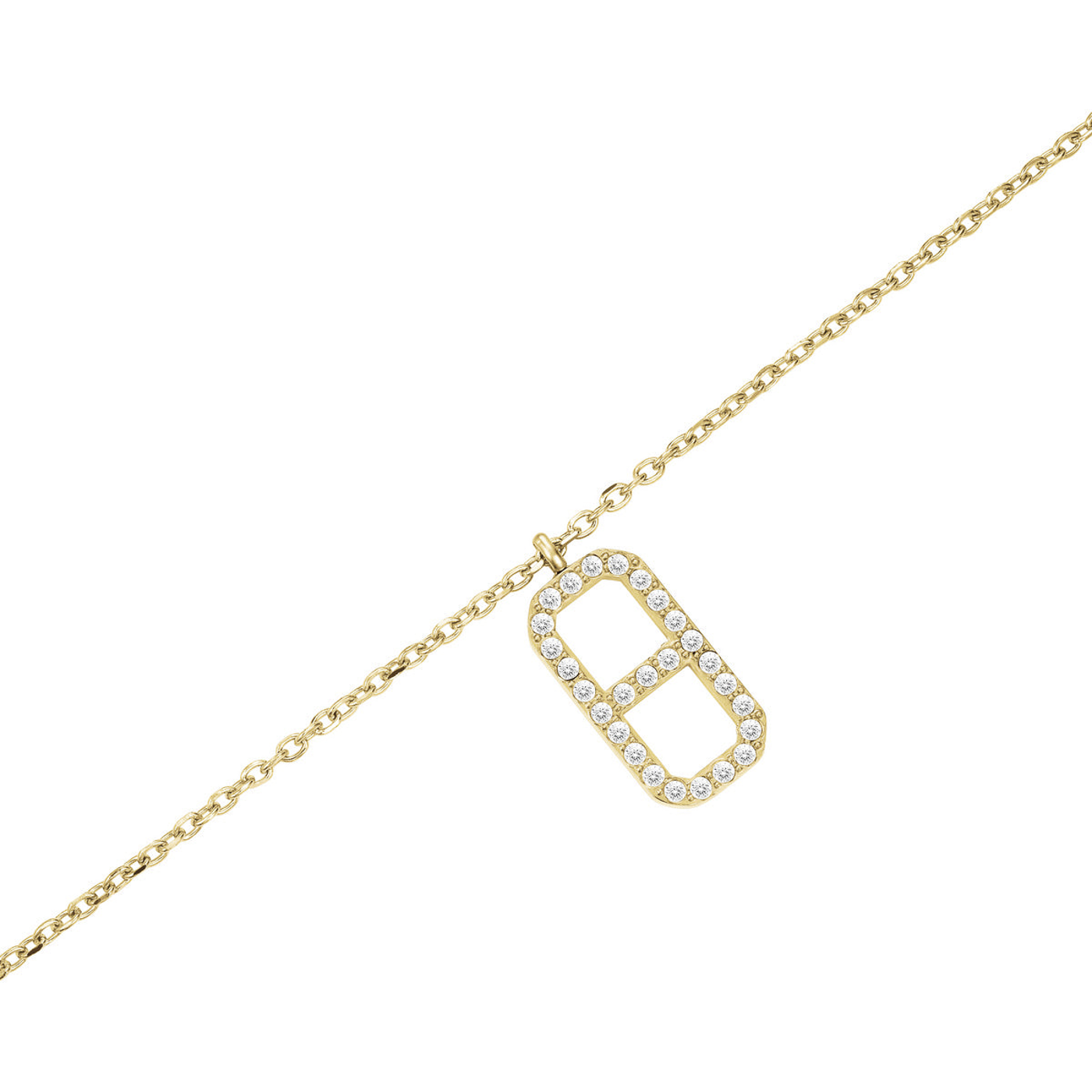 Kette Edelstahl gelb vergoldet Fine Octagon Kette Edelstahl gelb vergoldet Fine Octagon